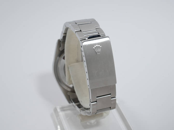 Rolex Explorer I Ref. 14270, stainless steel, black dial, Oyster bracelet, pre-owned.  (9gbiqw9x appears to be an internal reference number and not part of the product description)