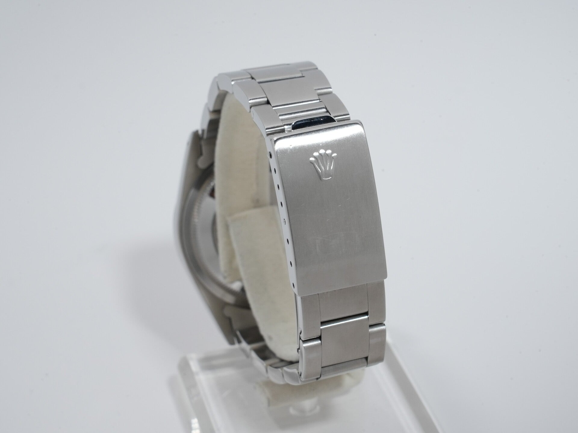Rolex Explorer I Ref. 14270, stainless steel, black dial, Oyster bracelet, pre-owned.  (9gbiqw9x appears to be an internal reference number and not part of the product description)