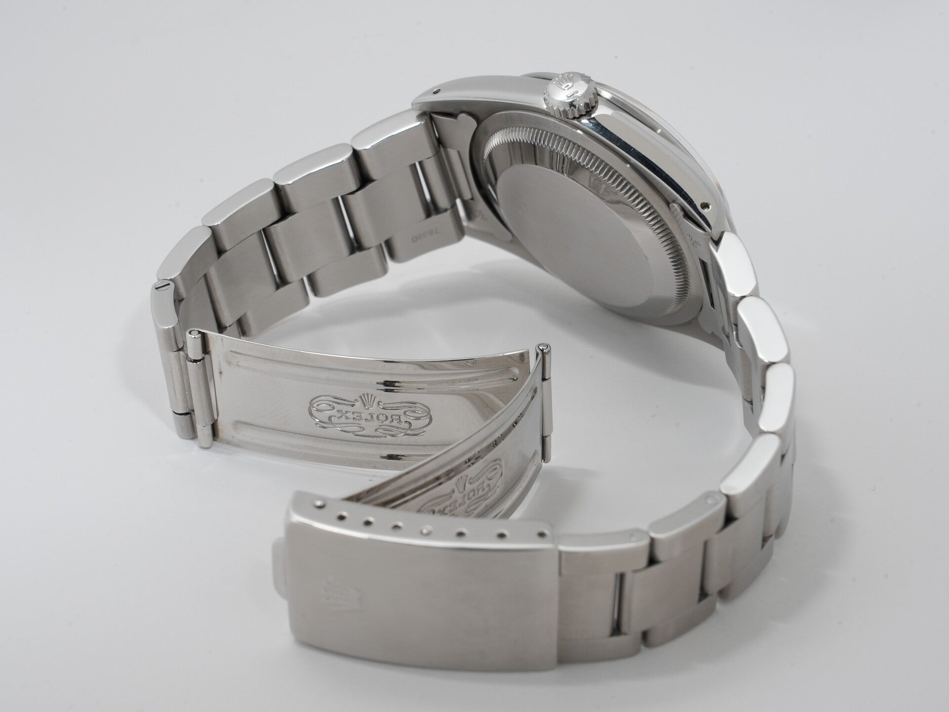 Rolex Explorer I Ref. 14270, stainless steel, black dial, Oyster bracelet, pre-owned.  (9gbiqw9x appears to be an internal reference number and not part of the product description)