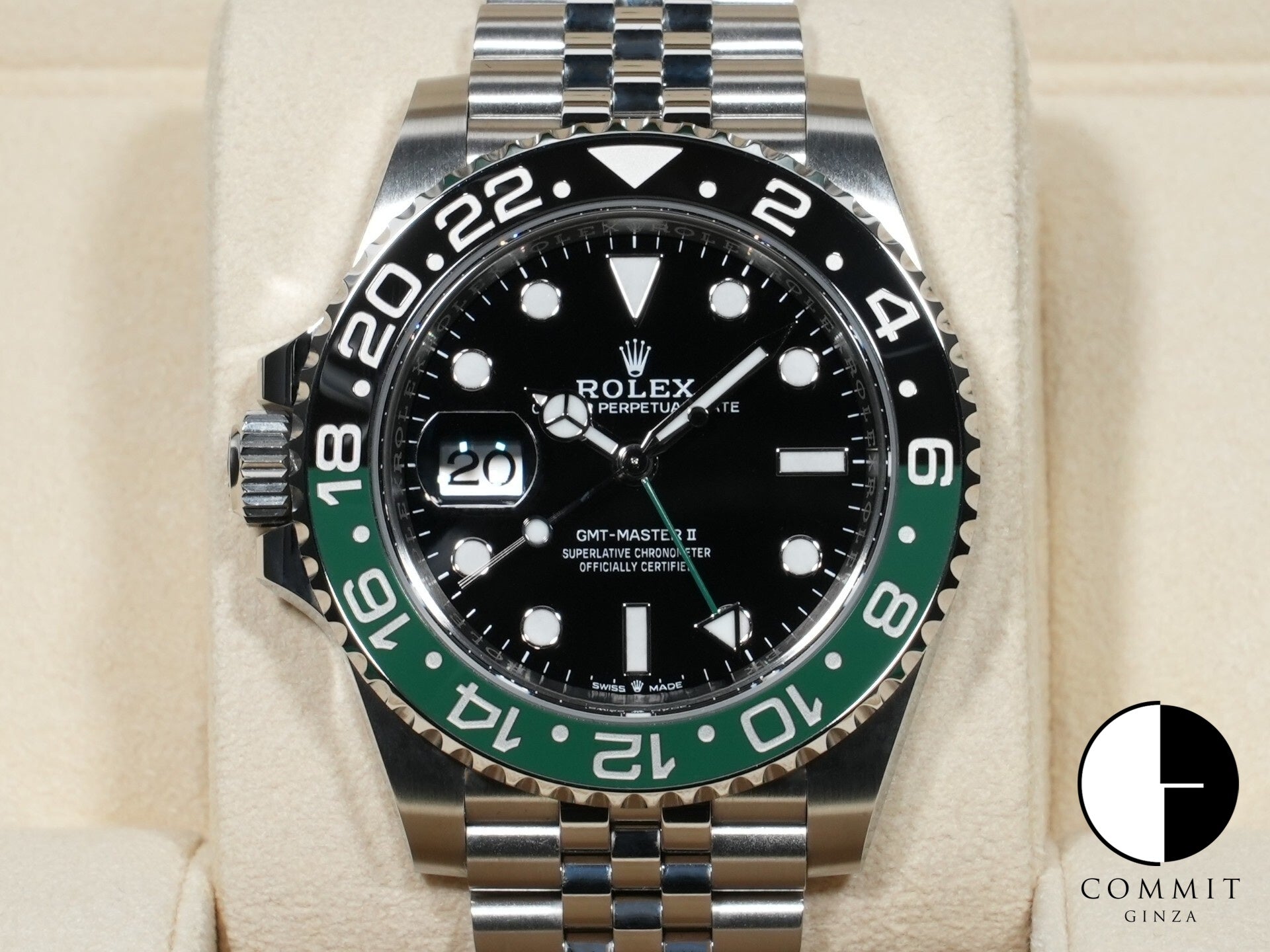 Rolex GMT-Master II Ref. 126720VTNR Stainless Steel Black Dial Jubilee Bracelet, Excellent Condition iifkx5do