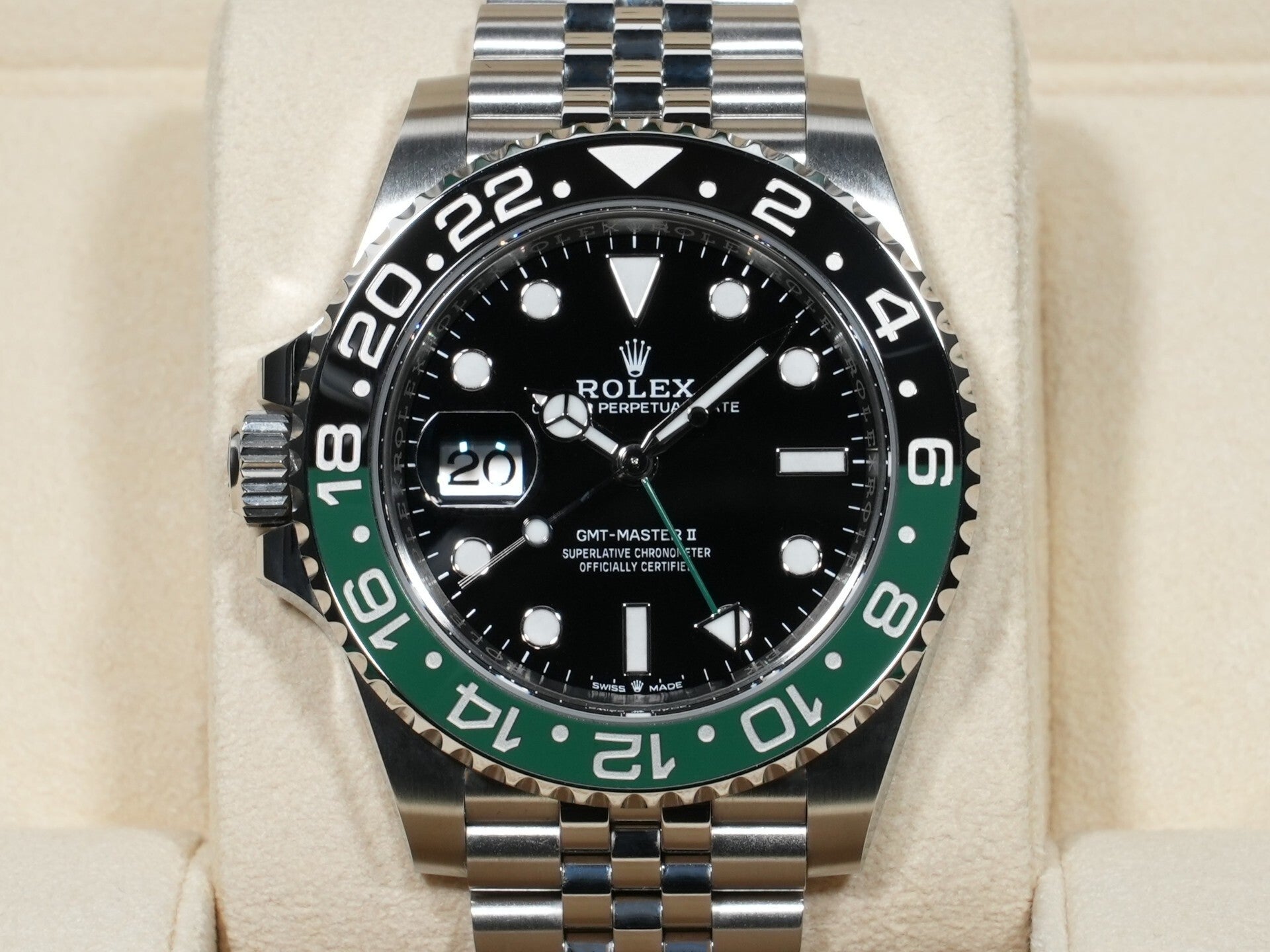 Rolex GMT-Master II Ref. 126720VTNR Stainless Steel Black Dial Jubilee Bracelet, Excellent Condition iifkx5do