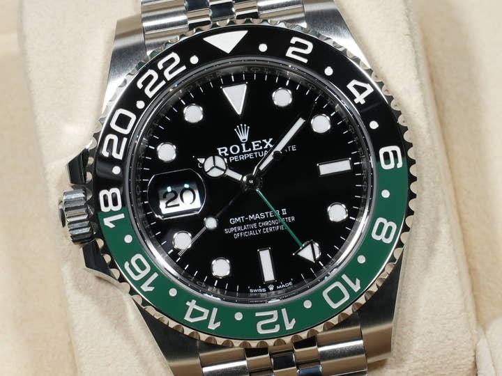 Rolex GMT-Master II Ref. 126720VTNR Stainless Steel Black Dial Jubilee Bracelet, Excellent Condition iifkx5do