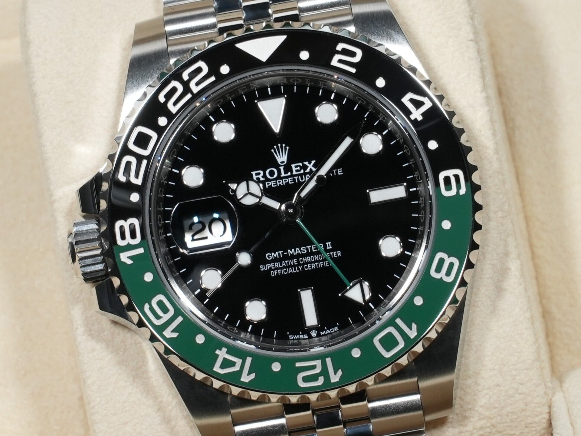 Rolex GMT-Master II Ref. 126720VTNR Stainless Steel Black Dial Jubilee Bracelet, Excellent Condition iifkx5do
