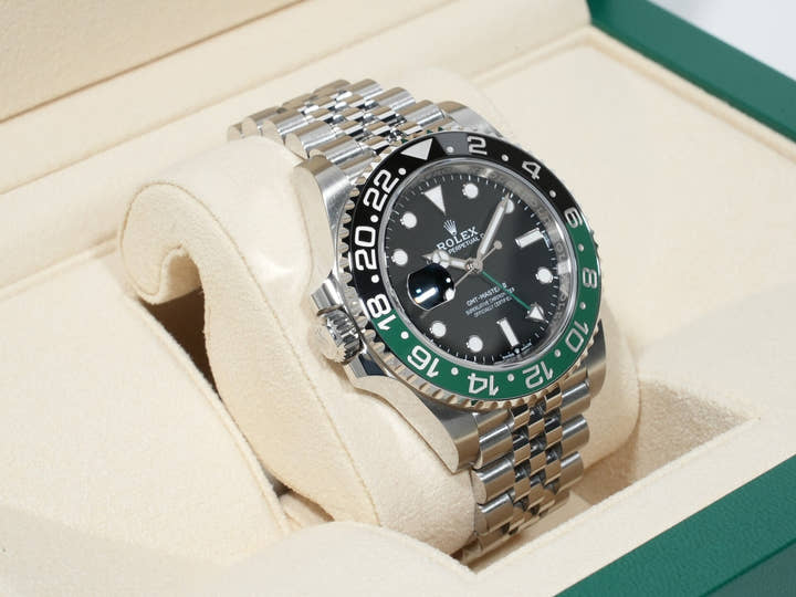 Rolex GMT-Master II Ref. 126720VTNR Stainless Steel Black Dial Jubilee Bracelet, Excellent Condition iifkx5do