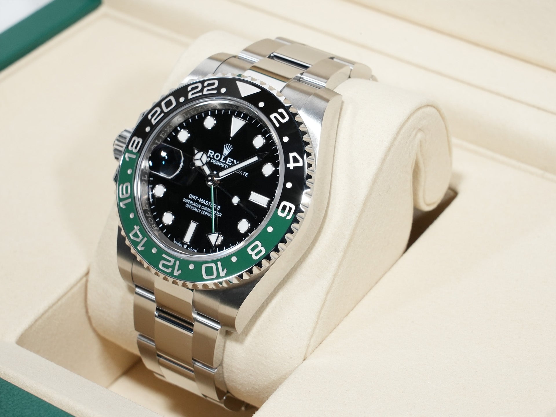 ロレックス GMTマスターII Ref.126720VTNR ステンレススチール ブラック文字盤 オイスターブレスレット 未使用 bo2vp6ze
