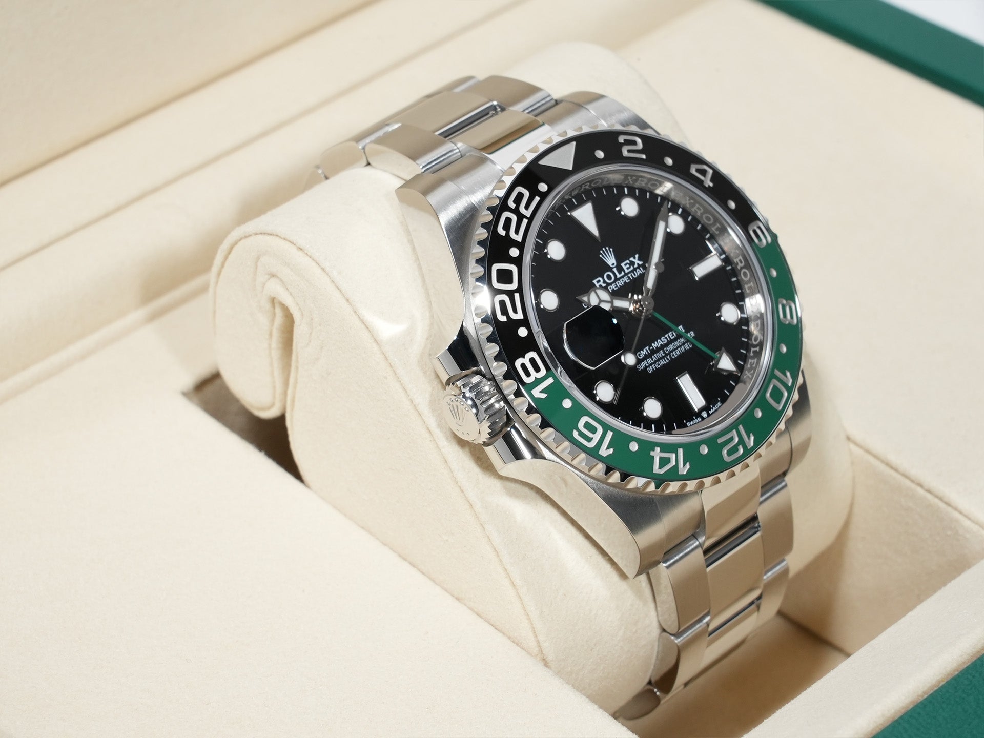 ロレックス GMTマスターII Ref.126720VTNR ステンレススチール ブラック文字盤 オイスターブレスレット 未使用 bo2vp6ze