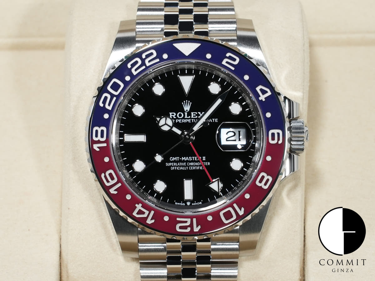 ロレックス GMTマスターII Ref.126710BLRO ステンレススチール ブラック文字盤 ジュビリーブレスレット 未使用 huhaibe4