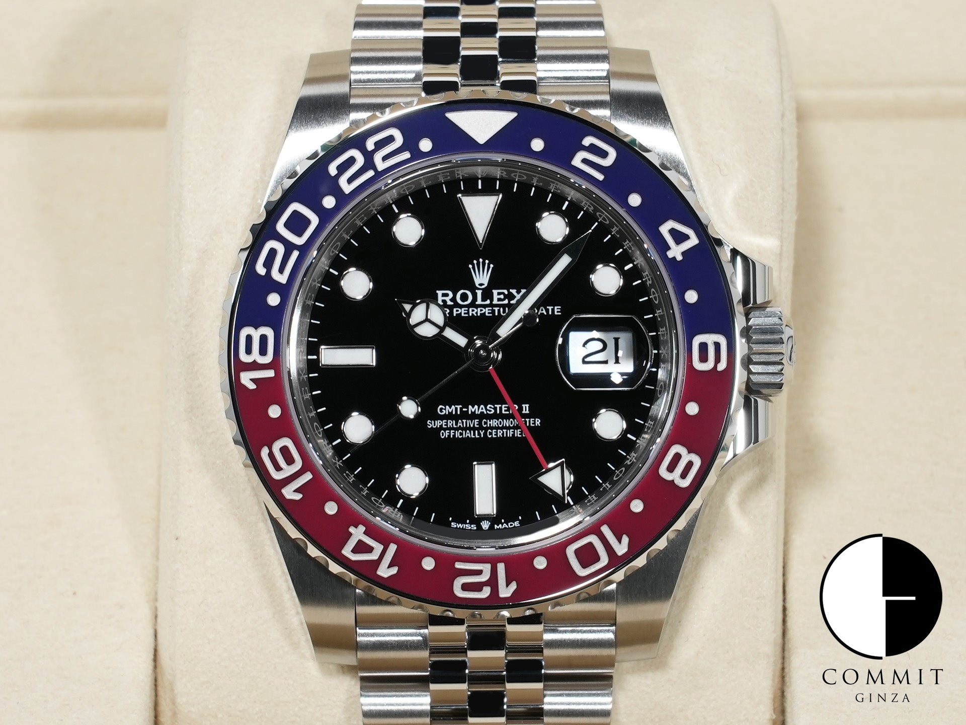 ロレックス GMTマスターII Ref.126710BLRO ステンレススチール ブラック文字盤 ジュビリーブレスレット 未使用 huhaibe4