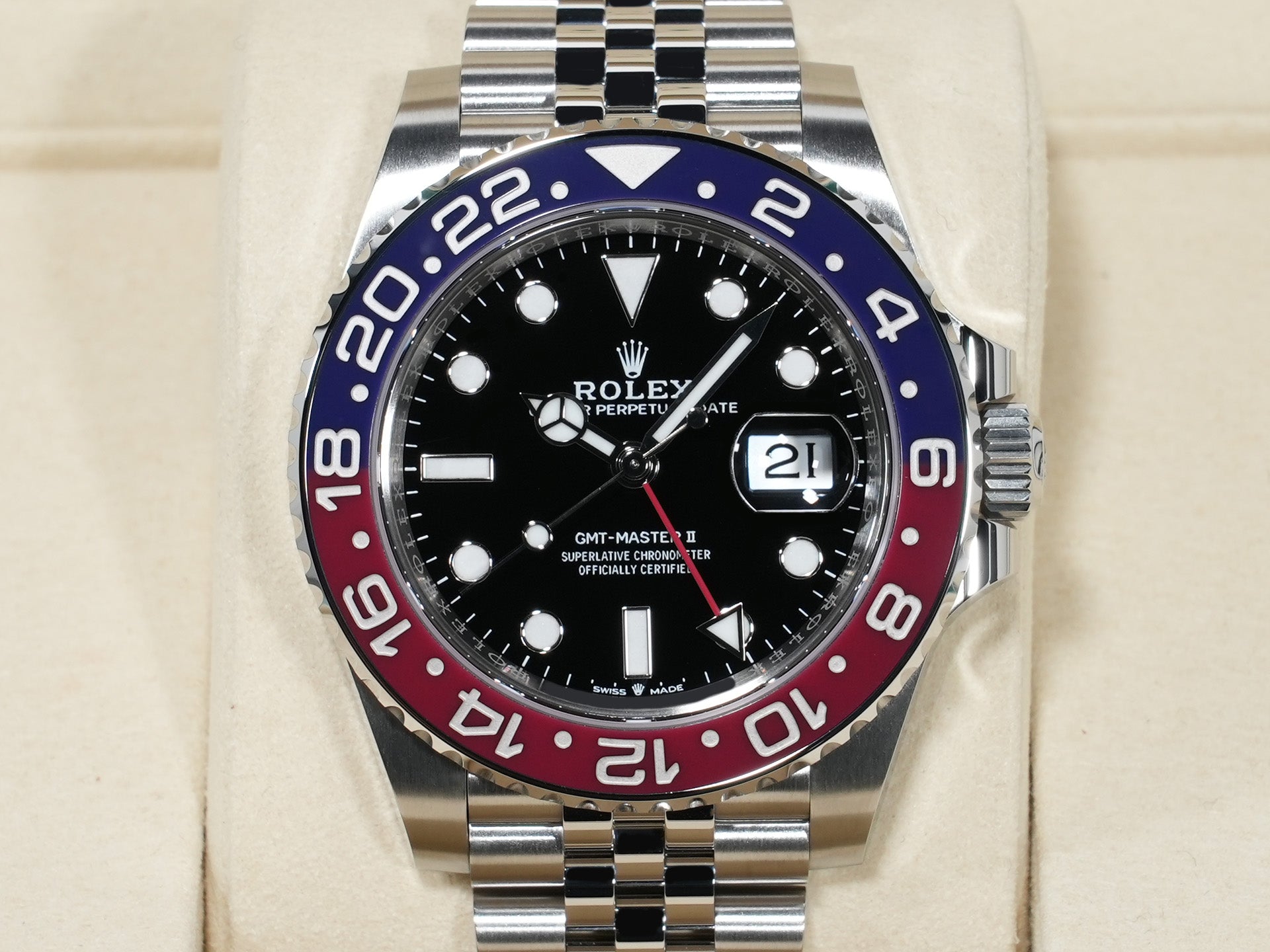 ロレックス GMTマスターII Ref.126710BLRO ステンレススチール ブラック文字盤 ジュビリーブレスレット 未使用 huhaibe4