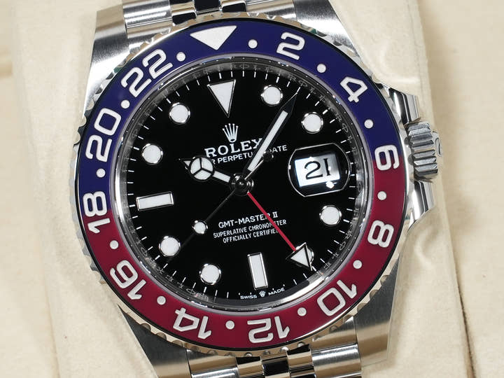 ロレックス GMTマスターII Ref.126710BLRO ステンレススチール ブラック文字盤 ジュビリーブレスレット 未使用 huhaibe4
