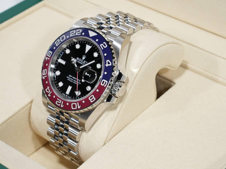 ロレックス GMTマスターII Ref.126710BLRO ステンレススチール ブラック文字盤 ジュビリーブレスレット 未使用 huhaibe4