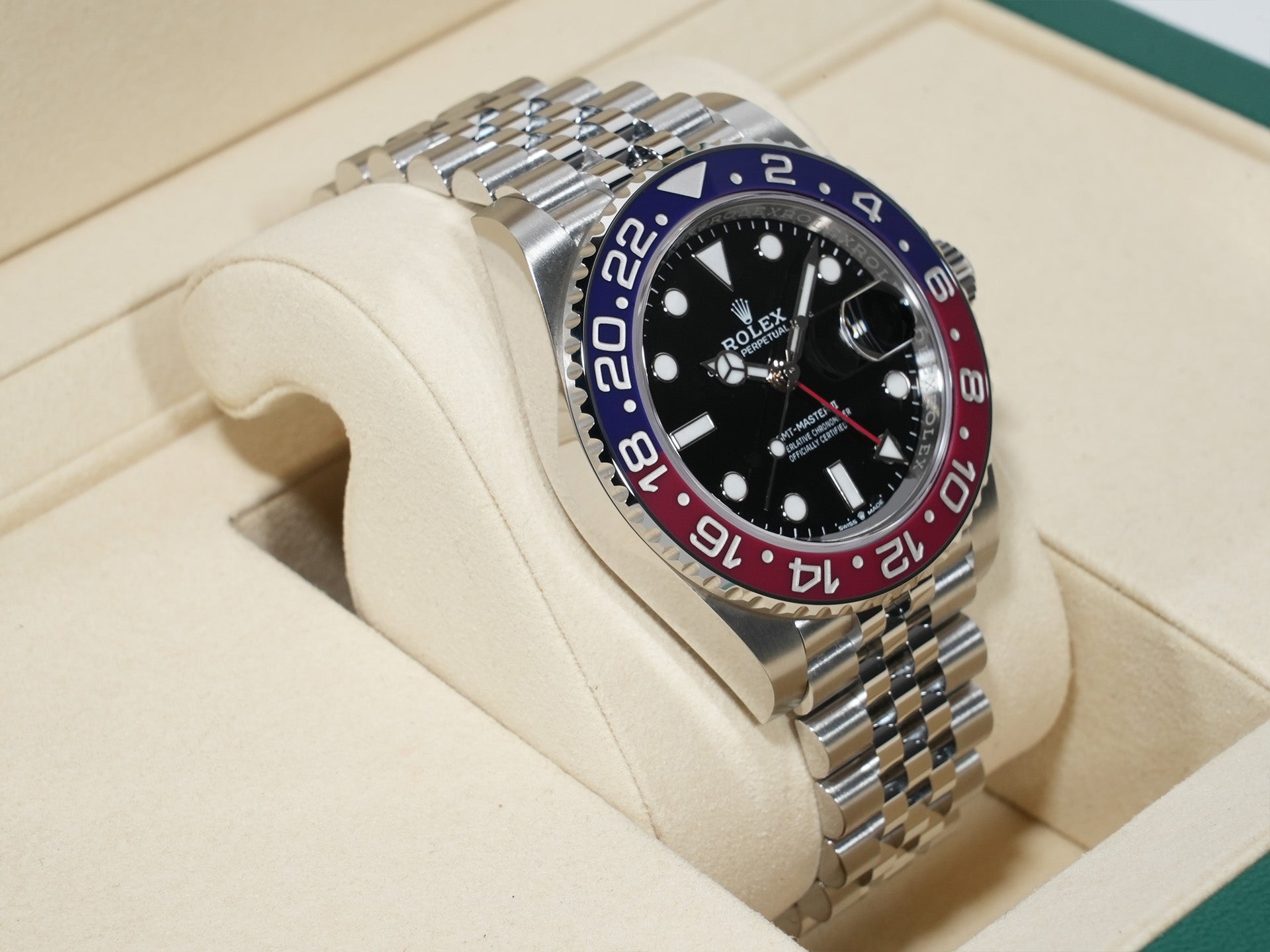ロレックス GMTマスターII Ref.126710BLRO ステンレススチール ブラック文字盤 ジュビリーブレスレット 未使用 huhaibe4
