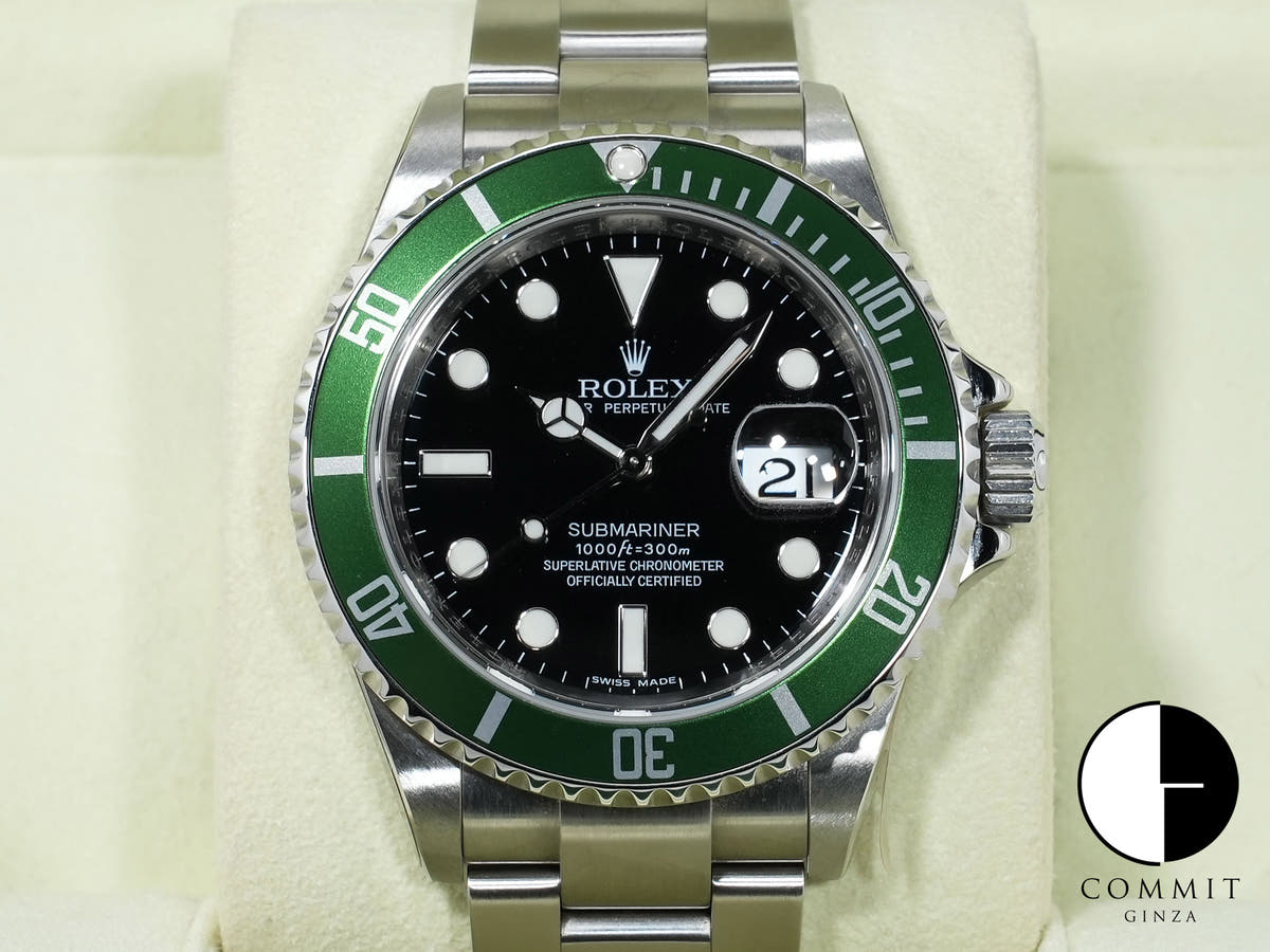 Rolex Submariner Date Ref. 16610LV Stainless Steel Black Dial, Excellent Condition dcypokup