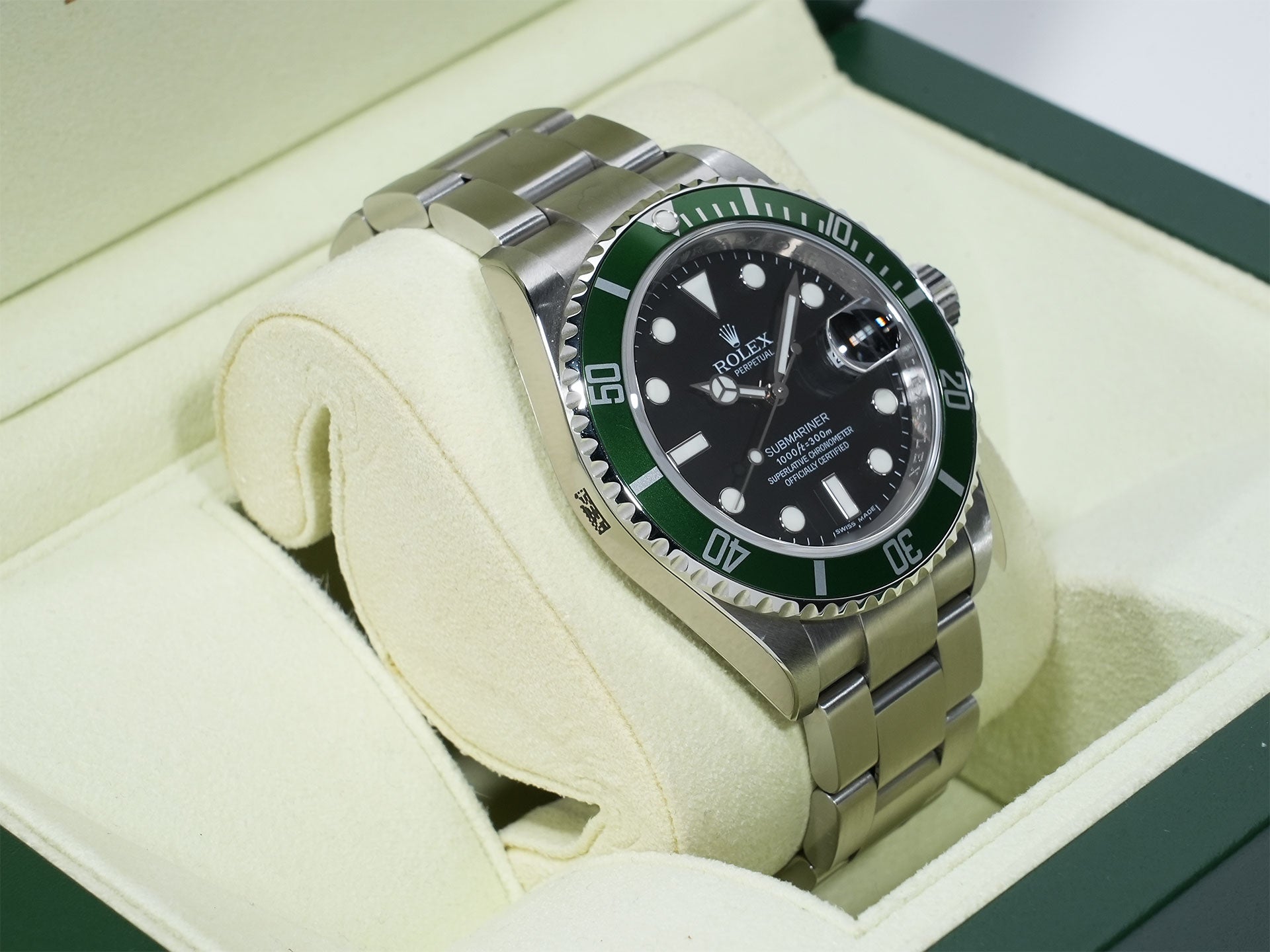 Rolex Submariner Date Ref. 16610LV Stainless Steel Black Dial, Excellent Condition dcypokup