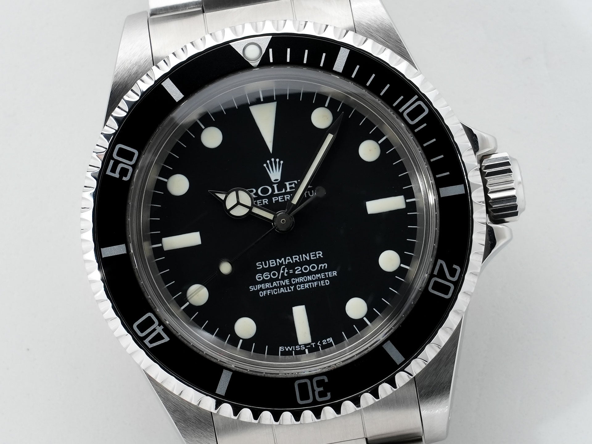 Rolex Submariner Ref. 5512 Stainless Steel Black Dial Pre-owned (Used) x696awxw
