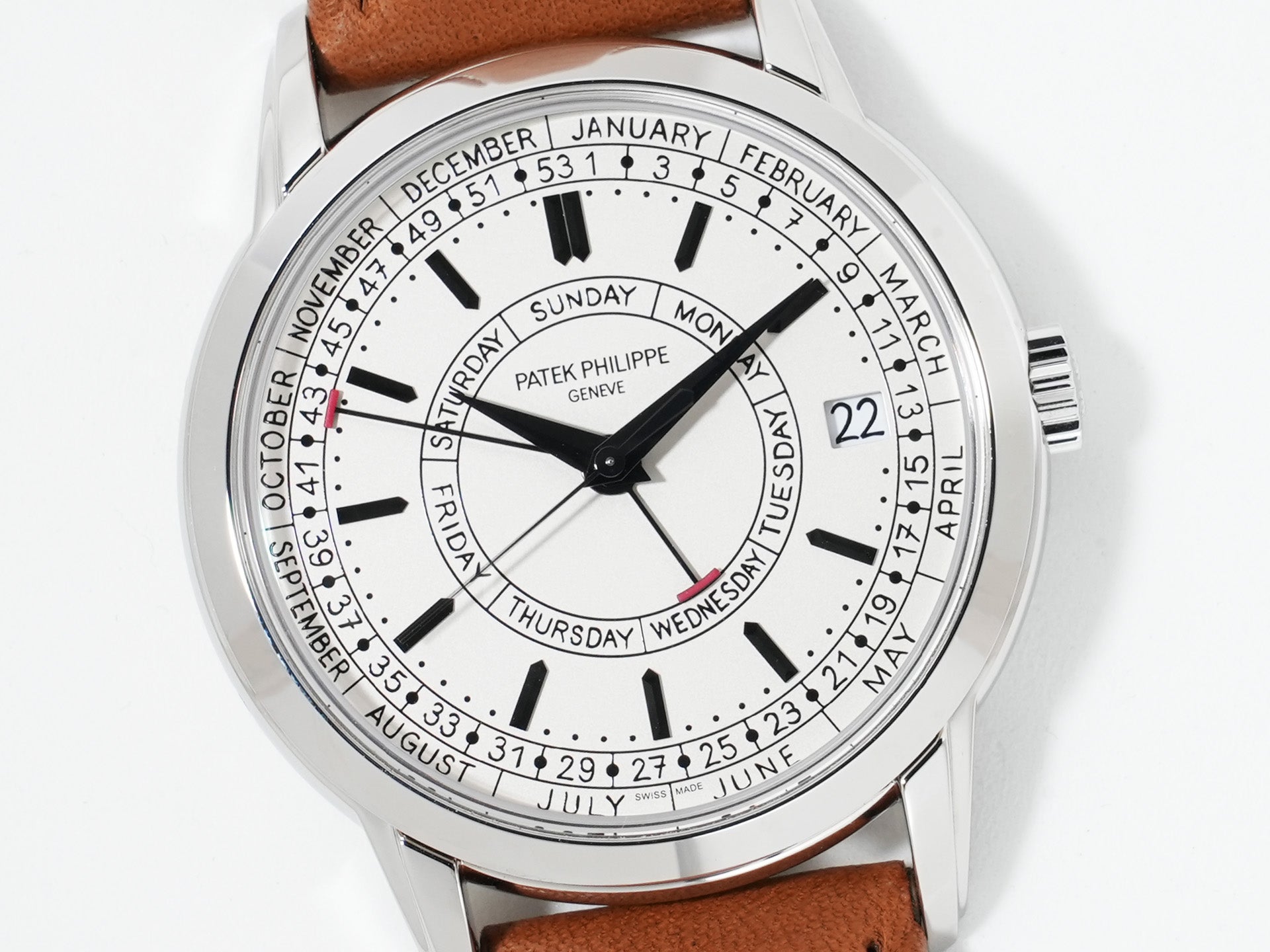 パテックフィリップ カラトラバ ウィークリーカレンダー Ref.5212A-001 ステンレススチール シルバー文字盤 未使用 nphmukq3