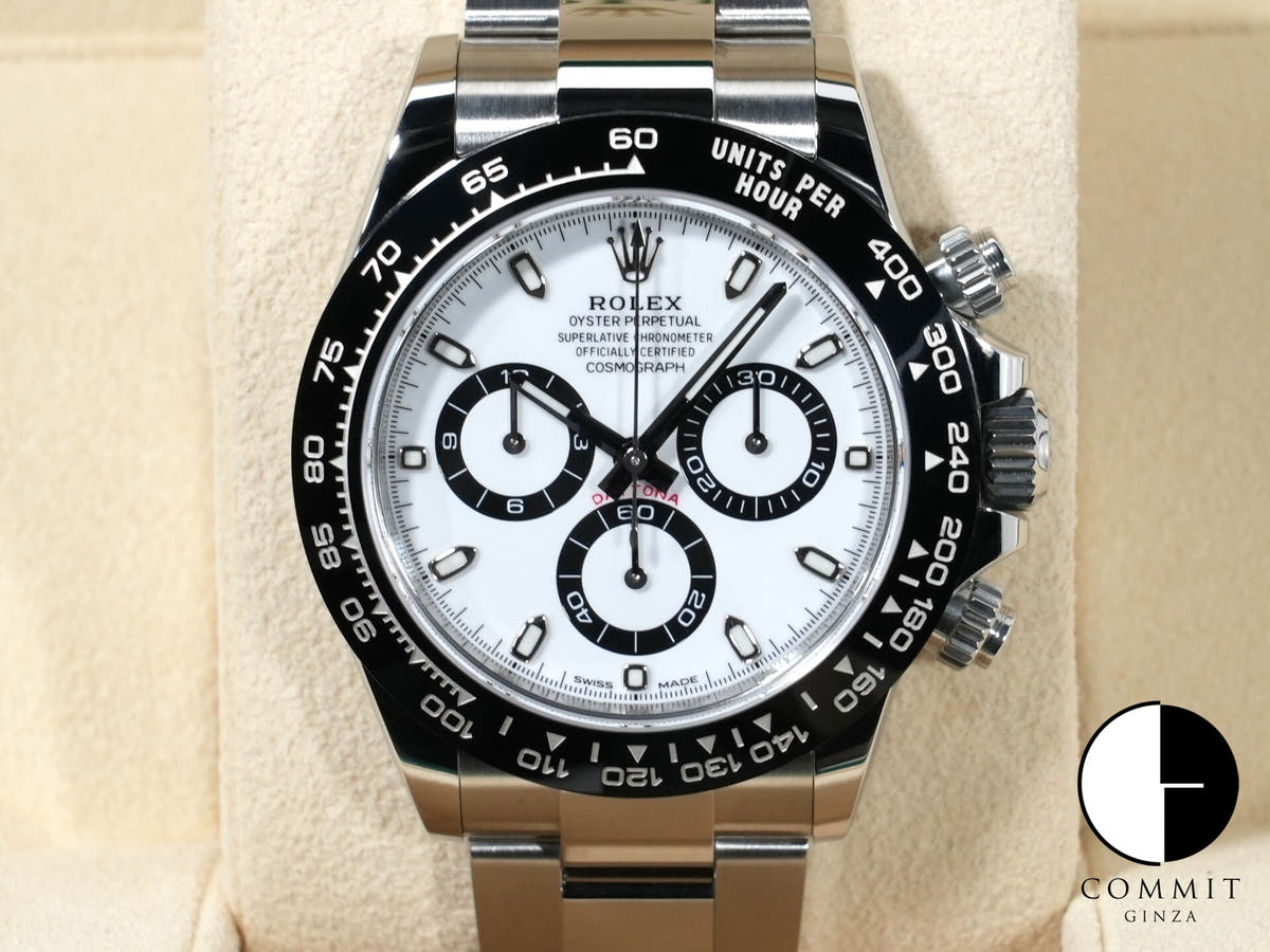 ロレックス デイトナ Ref.116500LN ステンレススチール ホワイト文字盤 美品 4b9yxv92