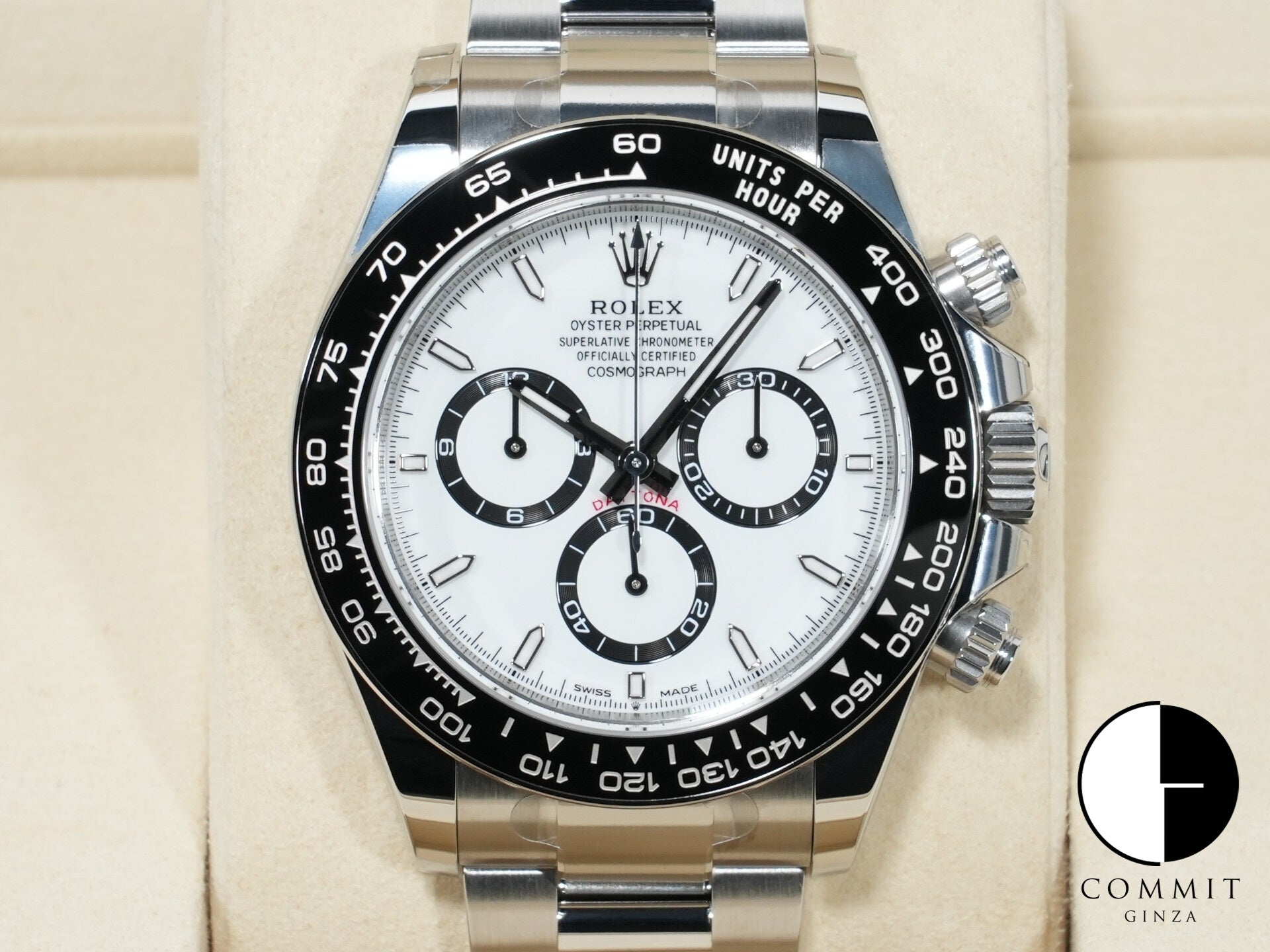 Rolex Daytona Ref. 126500LN Stainless Steel White Dial Unused iywuvcic