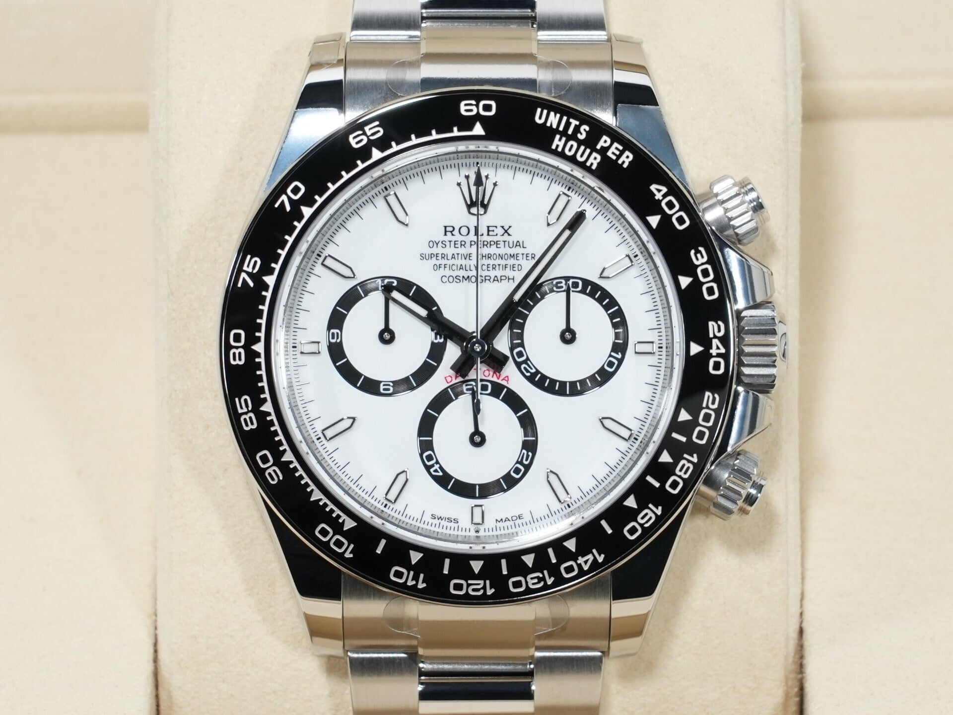 Rolex Daytona Ref. 126500LN Stainless Steel White Dial Unused iywuvcic