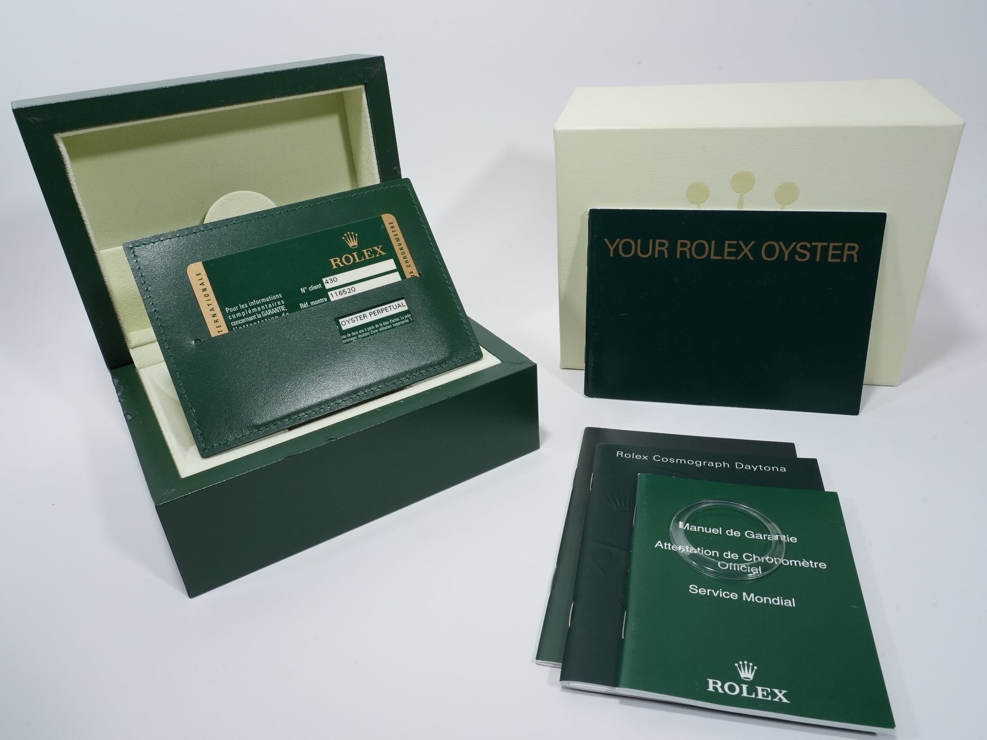 Rolex Daytona Ref. 116520 Stainless Steel Black Dial Unused vwob8bms