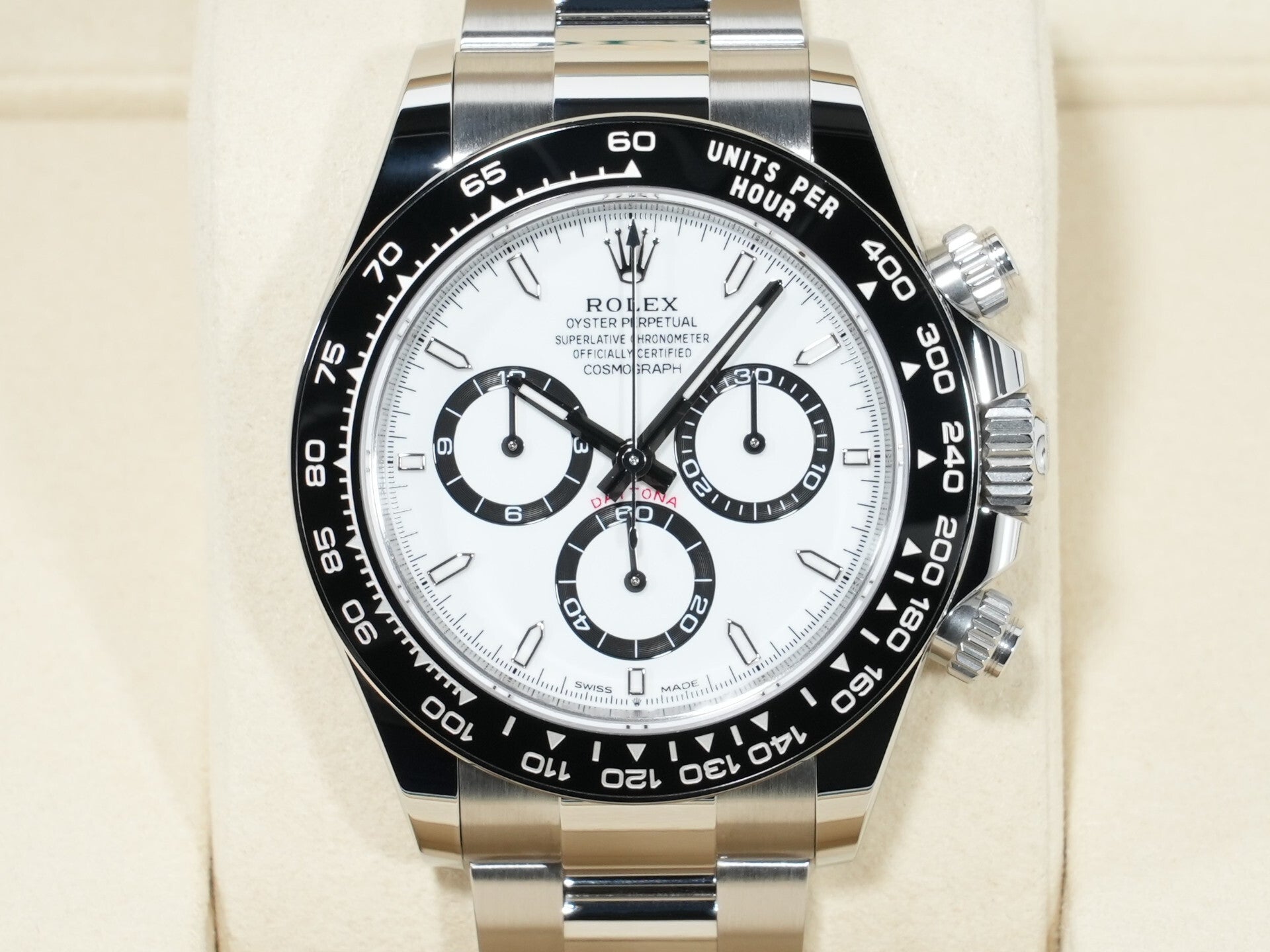 ロレックス デイトナ Ref.126500LN ステンレススチール ホワイト文字盤 未使用 kipex3ot