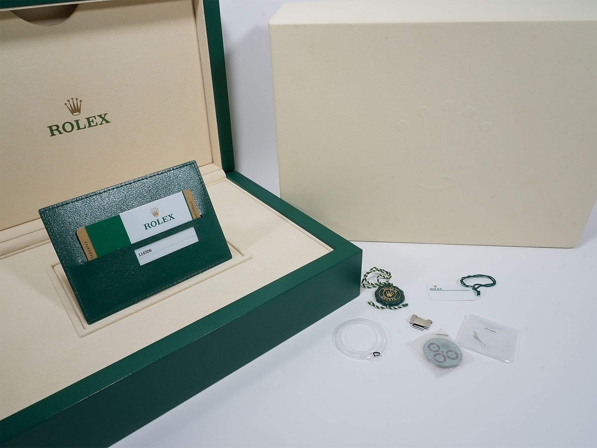 Rolex Daytona Ref. 116506 Platinum Pave Diamond Dial, Pre-owned (Good Condition)  gg63o9id