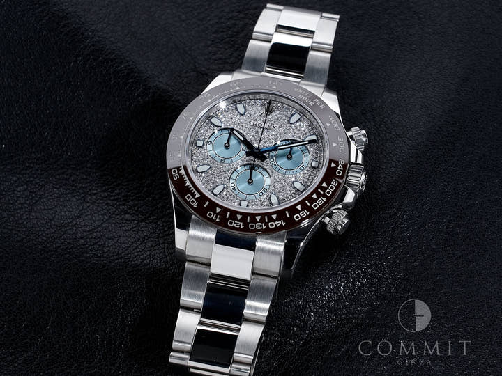 Rolex Daytona Ref. 116506 Platinum Pave Diamond Dial, Pre-owned (Good Condition)  gg63o9id
