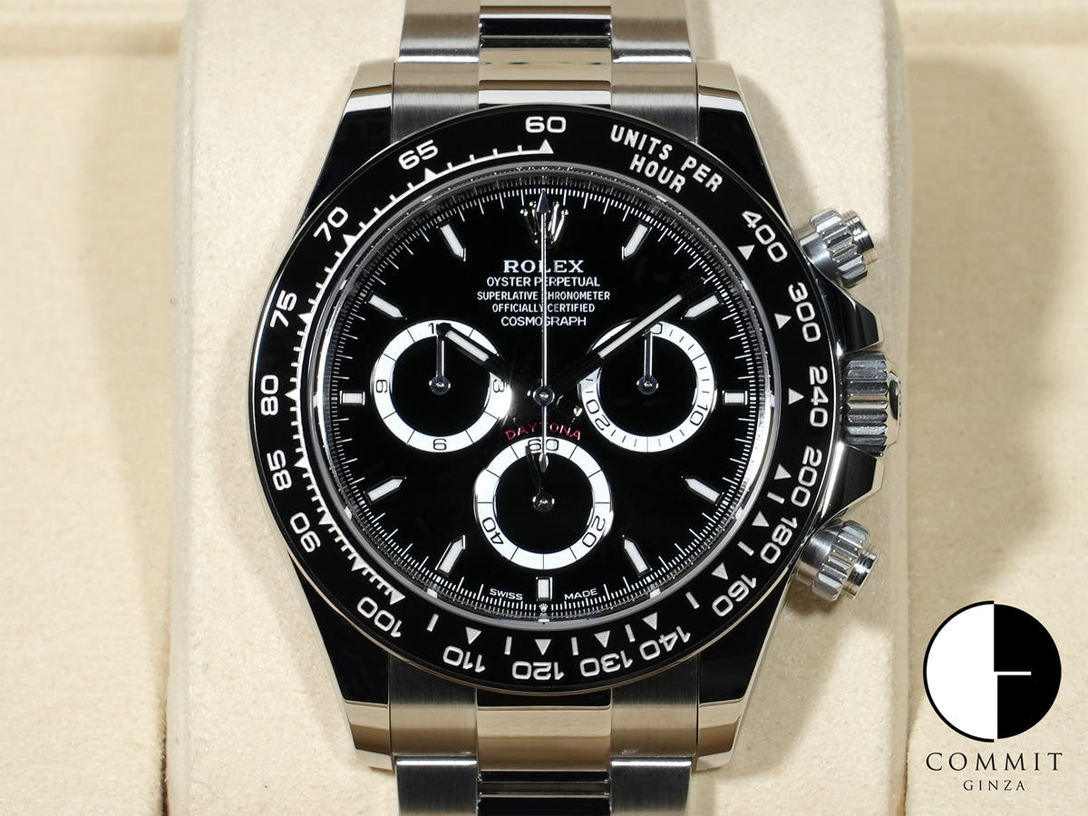 ロレックス デイトナ Ref.126500LN ステンレススチール ブラック文字盤 未使用 6w9bb7ui