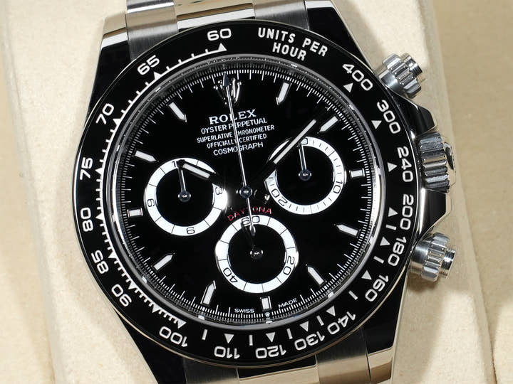 ロレックス デイトナ Ref.126500LN ステンレススチール ブラック文字盤 未使用 6w9bb7ui