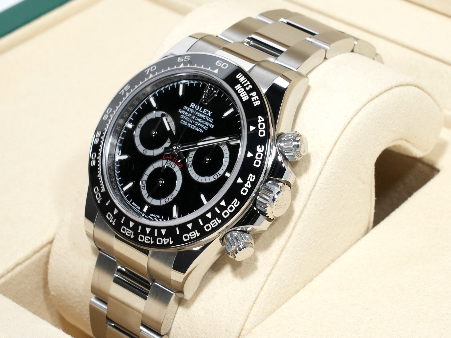 ロレックス デイトナ Ref.126500LN ステンレススチール ブラック文字盤 未使用 6w9bb7ui