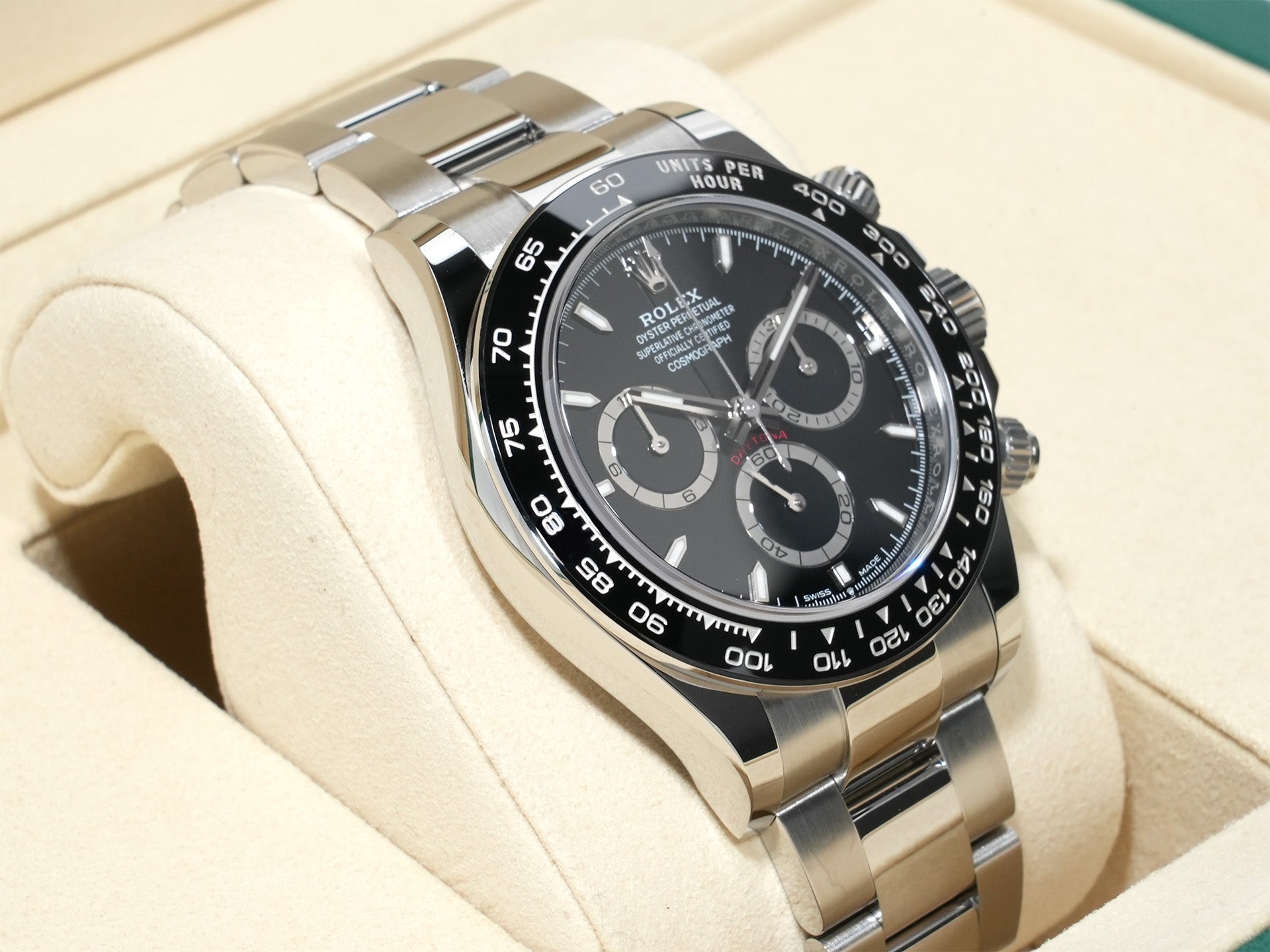 ロレックス デイトナ Ref.126500LN ステンレススチール ブラック文字盤 未使用 6w9bb7ui