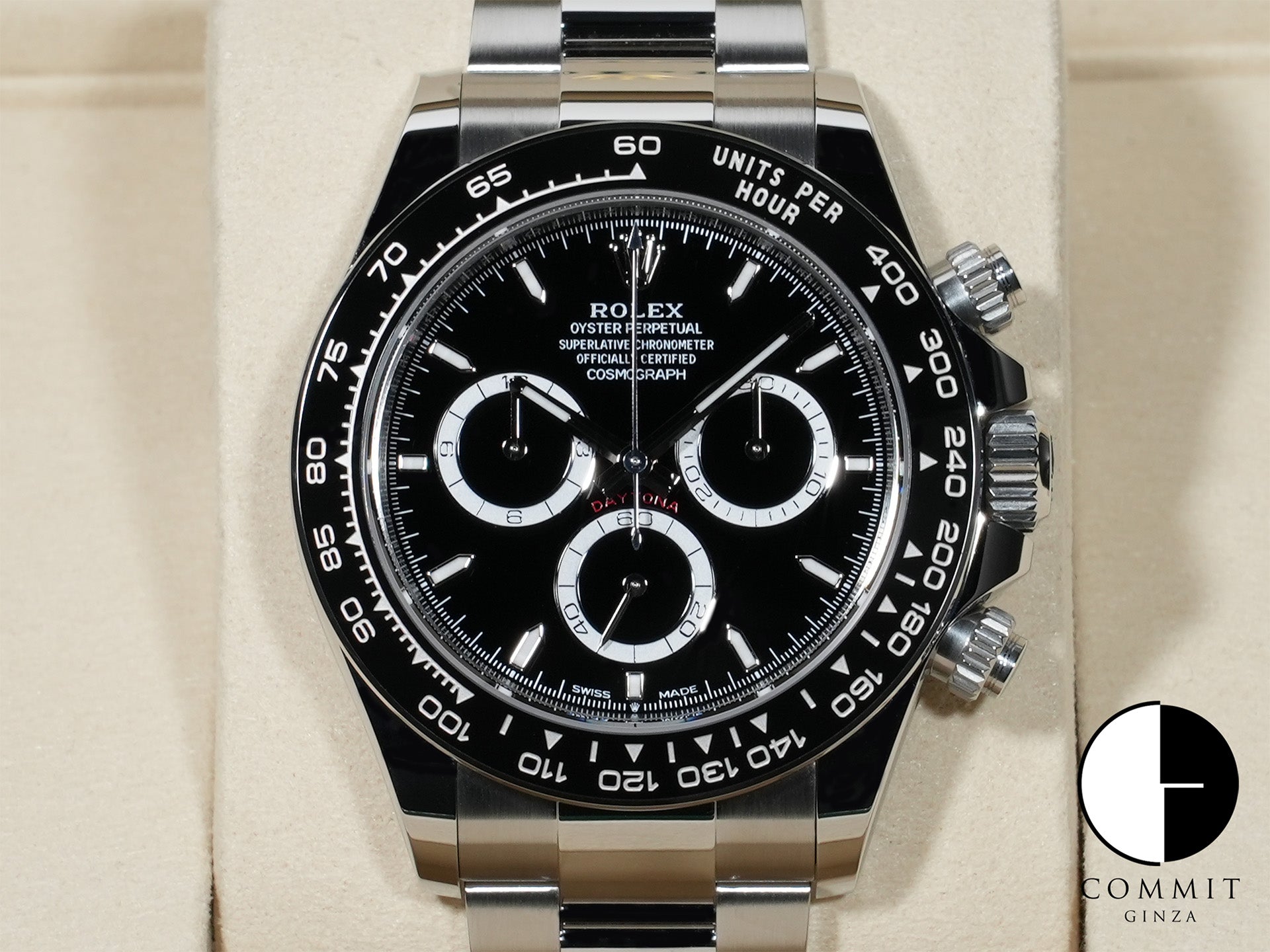 ロレックス デイトナ Ref.126500LN ステンレススチール ブラック文字盤 未使用 qc4cvf5i