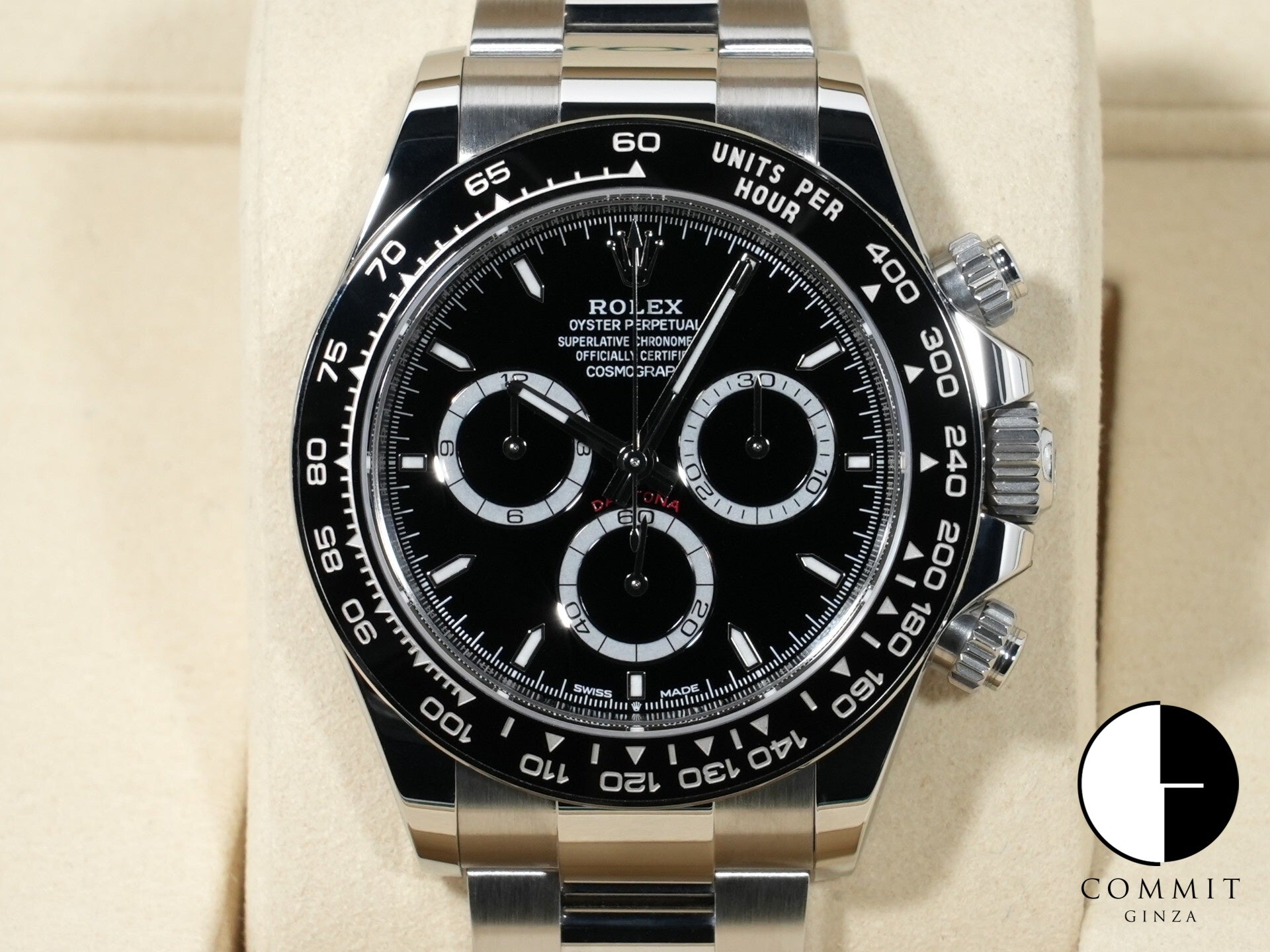 ロレックス デイトナ Ref.126500LN ステンレススチール ブラック文字盤 未使用 qd62dip4