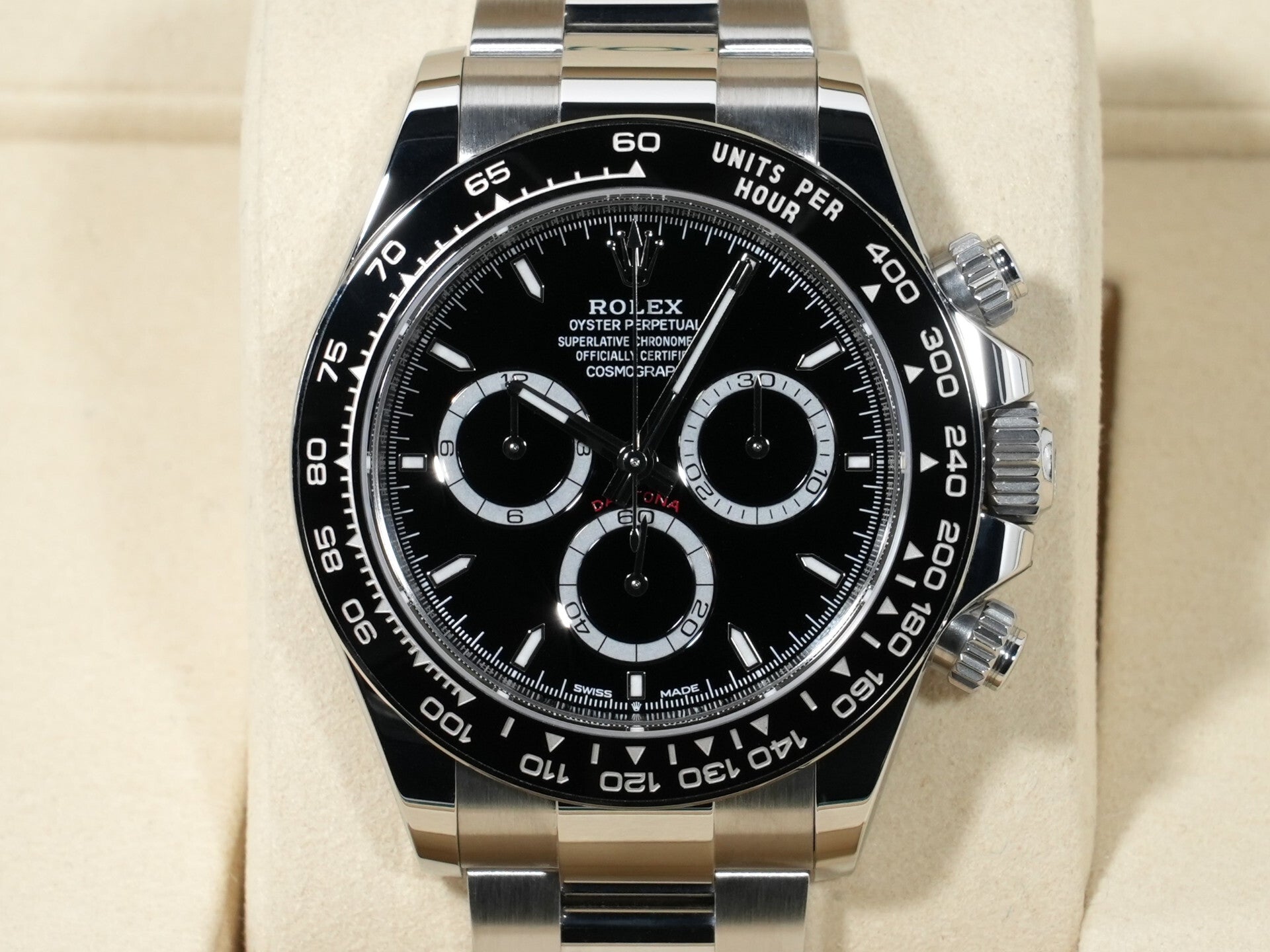 ロレックス デイトナ Ref.126500LN ステンレススチール ブラック文字盤 未使用 qd62dip4