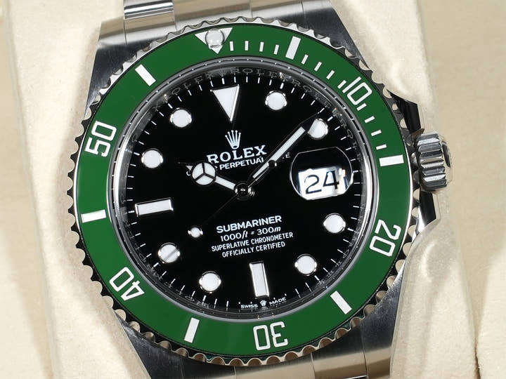 ロレックス サブマリーナー デイト Ref.126610LV ステンレススチール ブラック文字盤 未使用 ztz45tn4