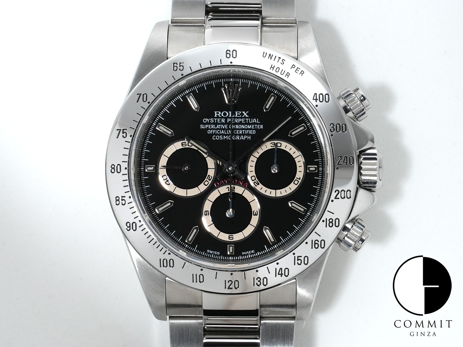 ロレックス デイトナ エルプリメロ Ref.16520 ステンレススチール ブラック文字盤 美中古 aa7e442g