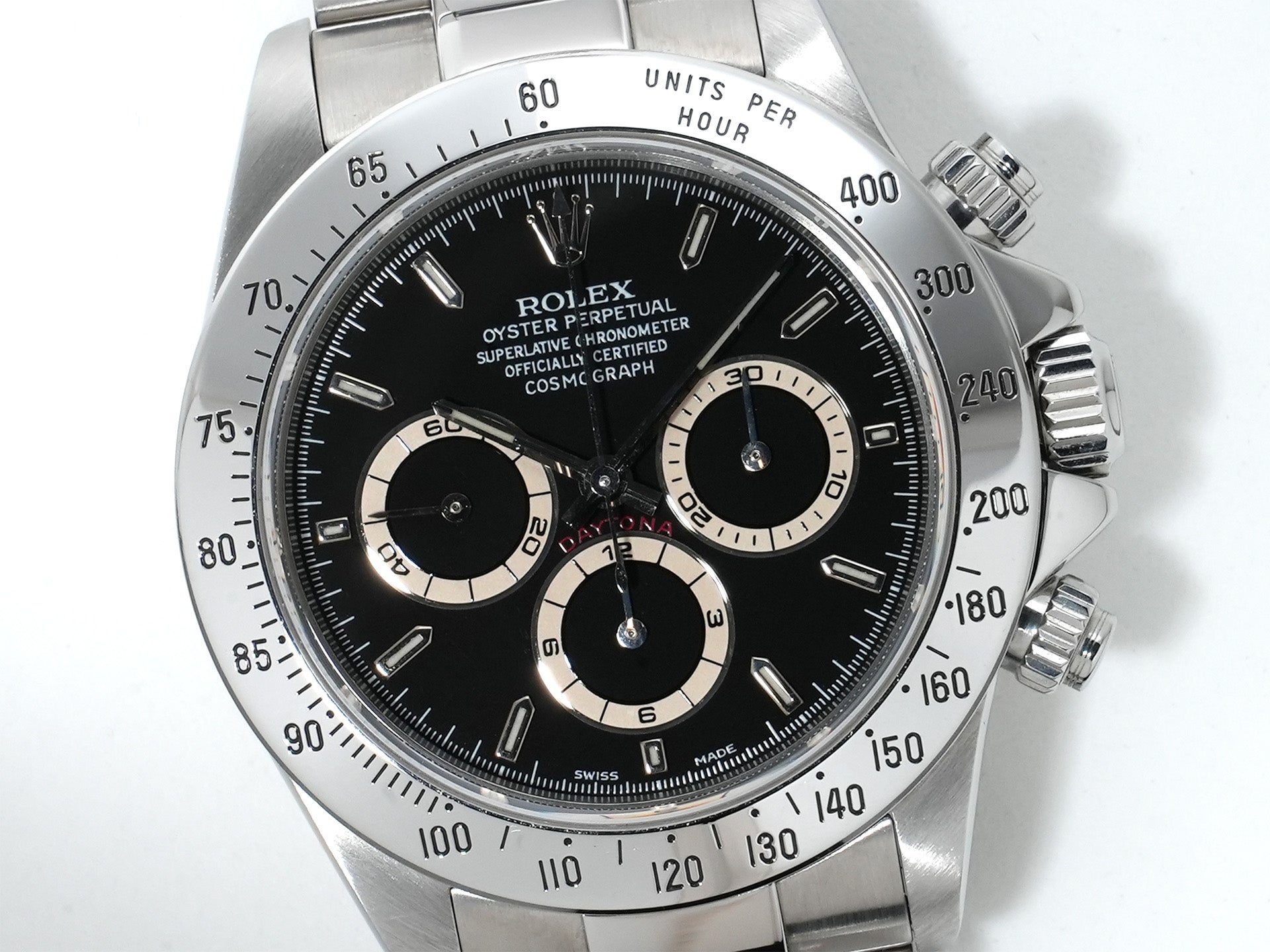 ロレックス デイトナ エルプリメロ Ref.16520 ステンレススチール ブラック文字盤 美中古 aa7e442g