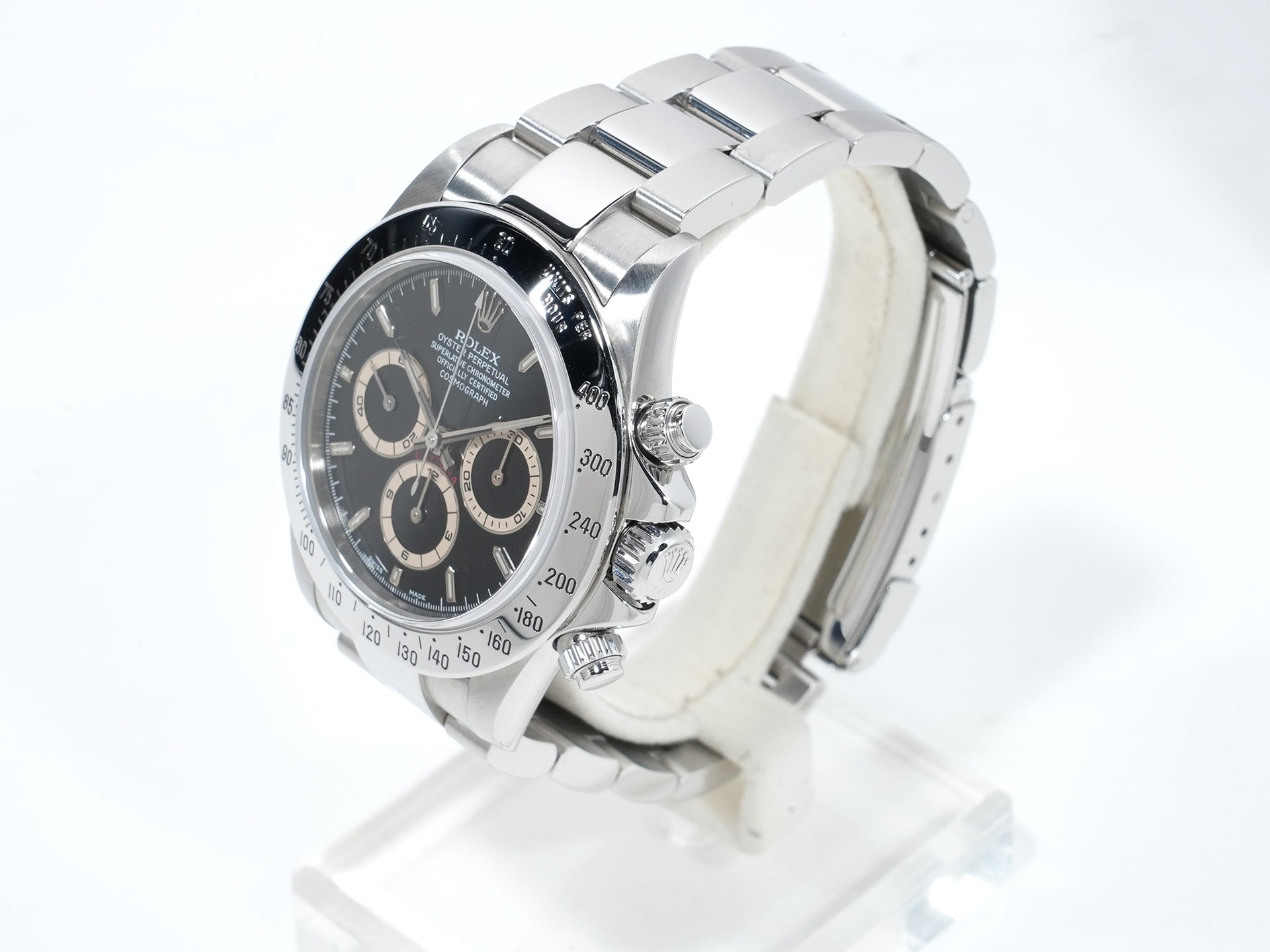 ロレックス デイトナ エルプリメロ Ref.16520 ステンレススチール ブラック文字盤 美中古 aa7e442g