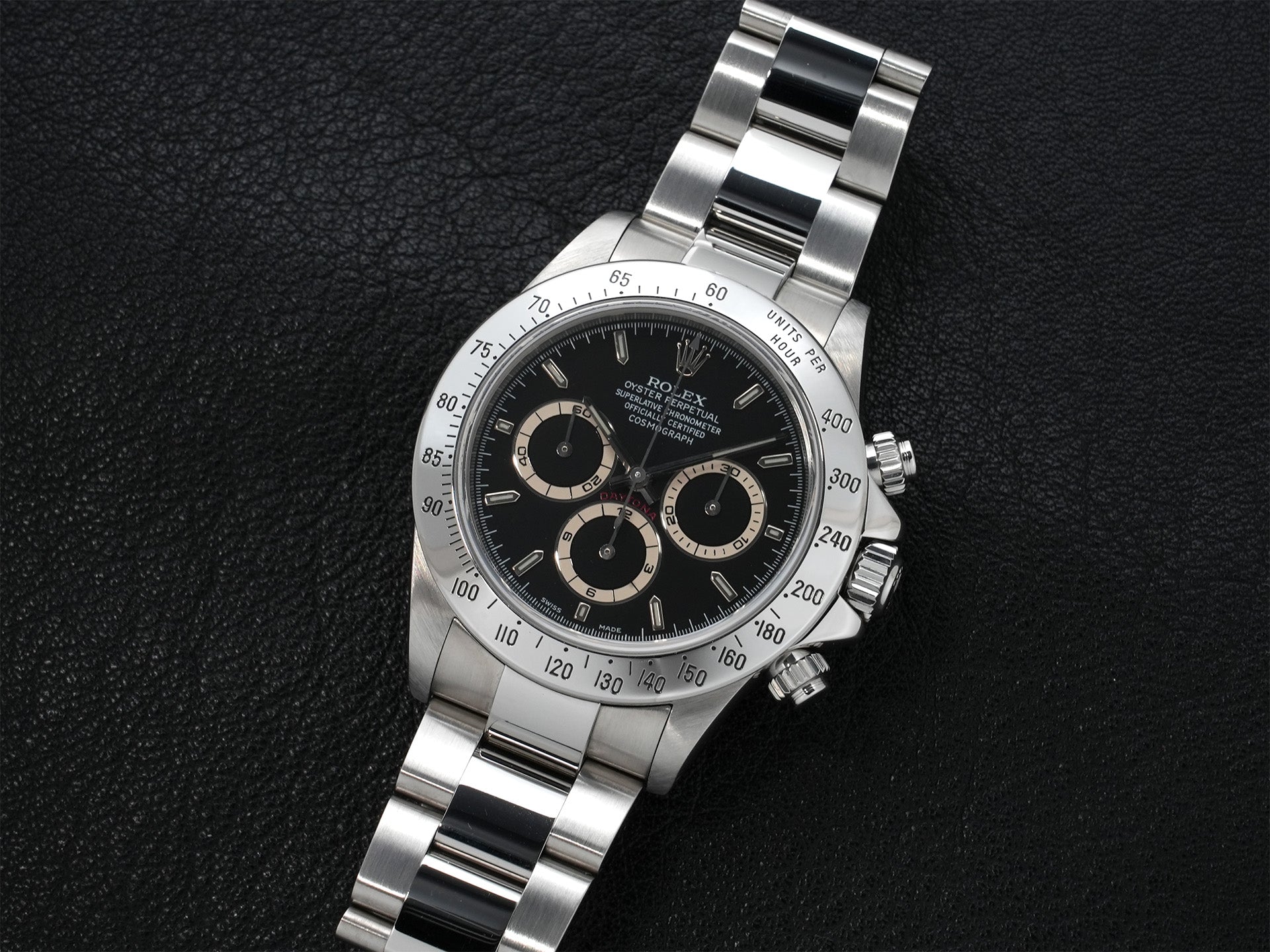 ロレックス デイトナ エルプリメロ Ref.16520 ステンレススチール ブラック文字盤 美中古 aa7e442g