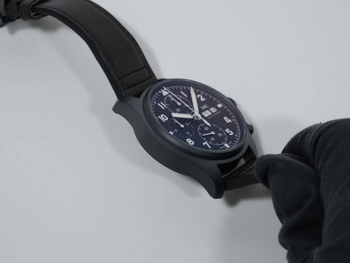 IWC パイロットウォッチ クロノグラフ トリビュート トゥ 3705 Ref.IW387905 セラタニウム ブラック文字盤 未使用 vdwc77cy
