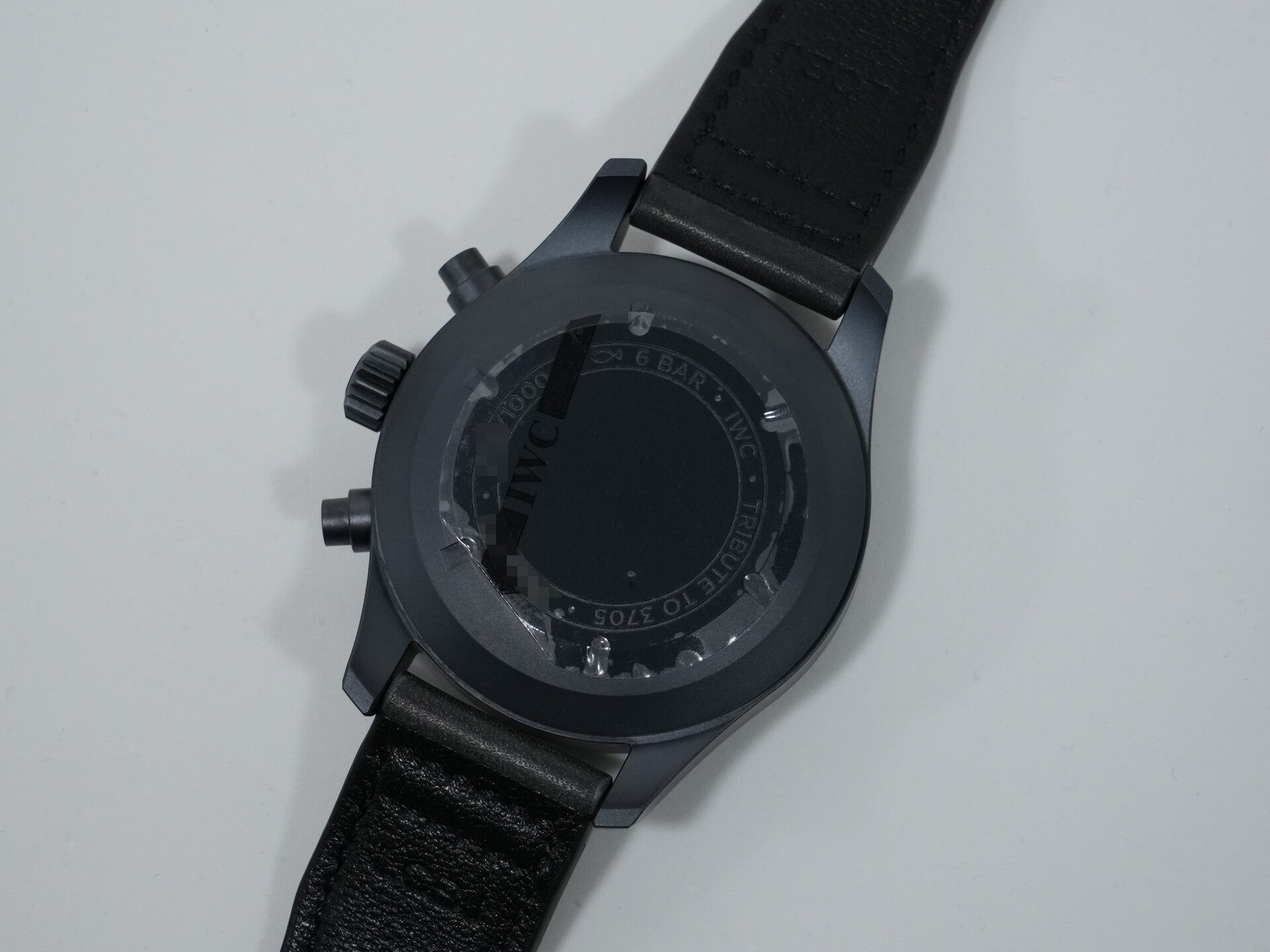 IWC パイロットウォッチ クロノグラフ トリビュート トゥ 3705 Ref.IW387905 セラタニウム ブラック文字盤 未使用 vdwc77cy