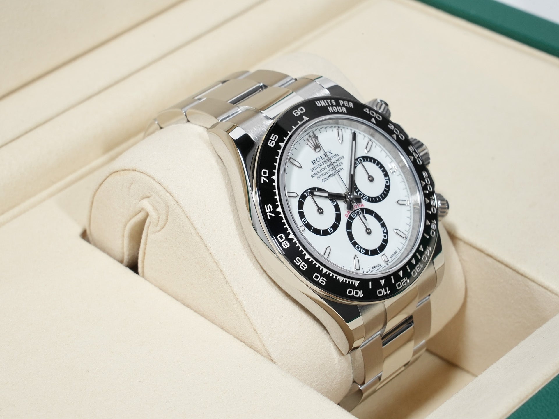 ロレックス デイトナ Ref.126500LN ステンレススチール ホワイト文字盤 未使用 qqmgnaj7