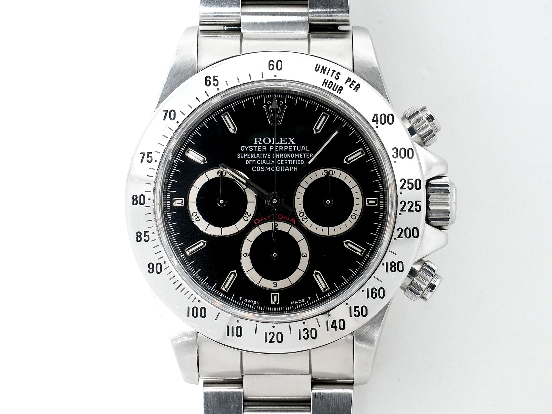 Rolex Daytona El Primero Ref. 16520 Stainless Steel Black Dial Pre-owned vunkk6uj