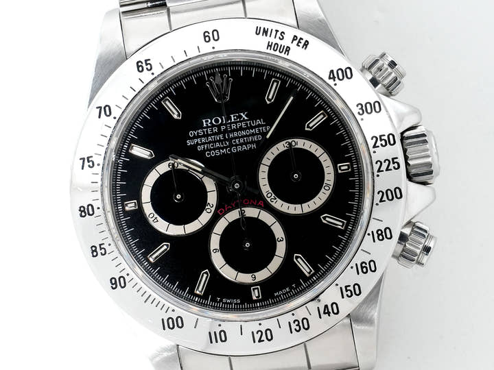 Rolex Daytona El Primero Ref. 16520 Stainless Steel Black Dial Pre-owned vunkk6uj