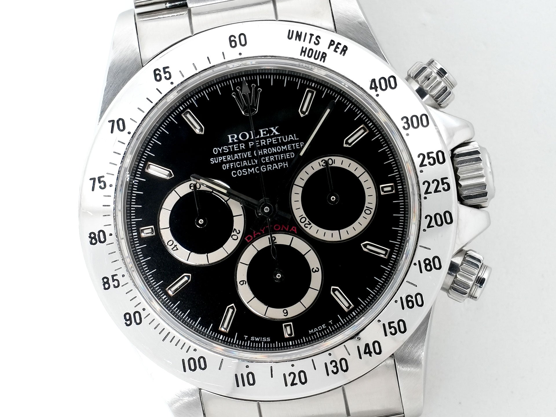 Rolex Daytona El Primero Ref. 16520 Stainless Steel Black Dial Pre-owned vunkk6uj