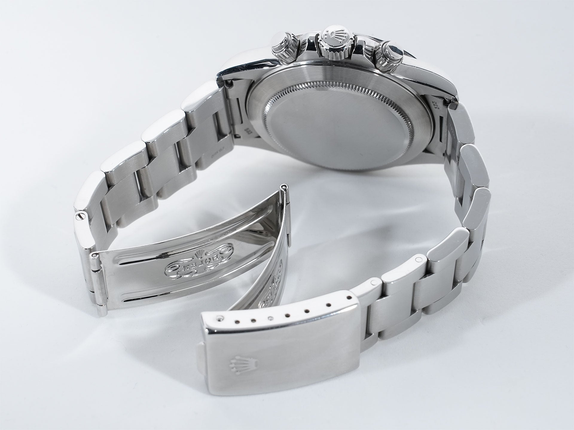Rolex Daytona El Primero Ref. 16520 Stainless Steel Black Dial Pre-owned vunkk6uj