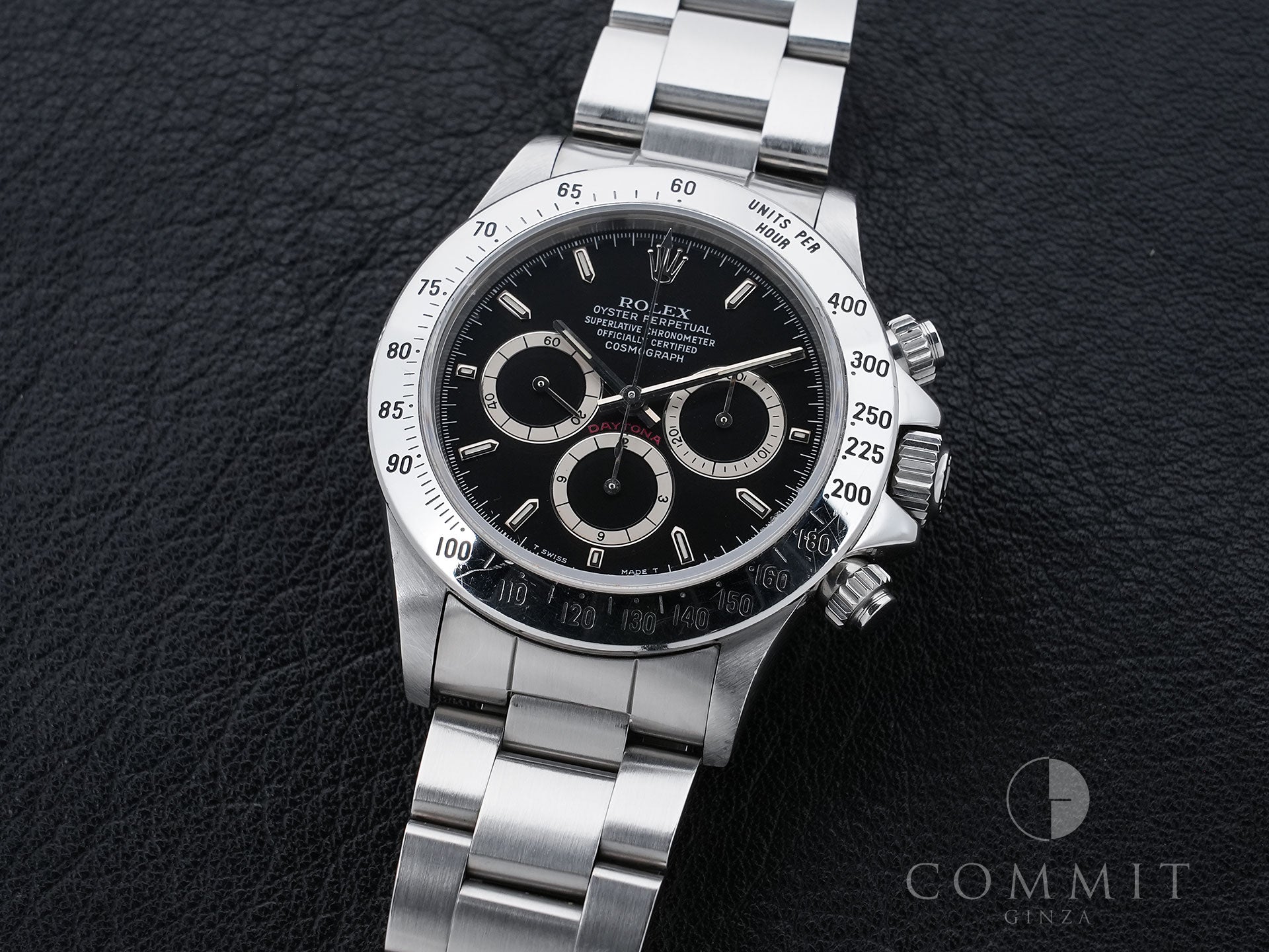 Rolex Daytona El Primero Ref. 16520 Stainless Steel Black Dial Pre-owned vunkk6uj