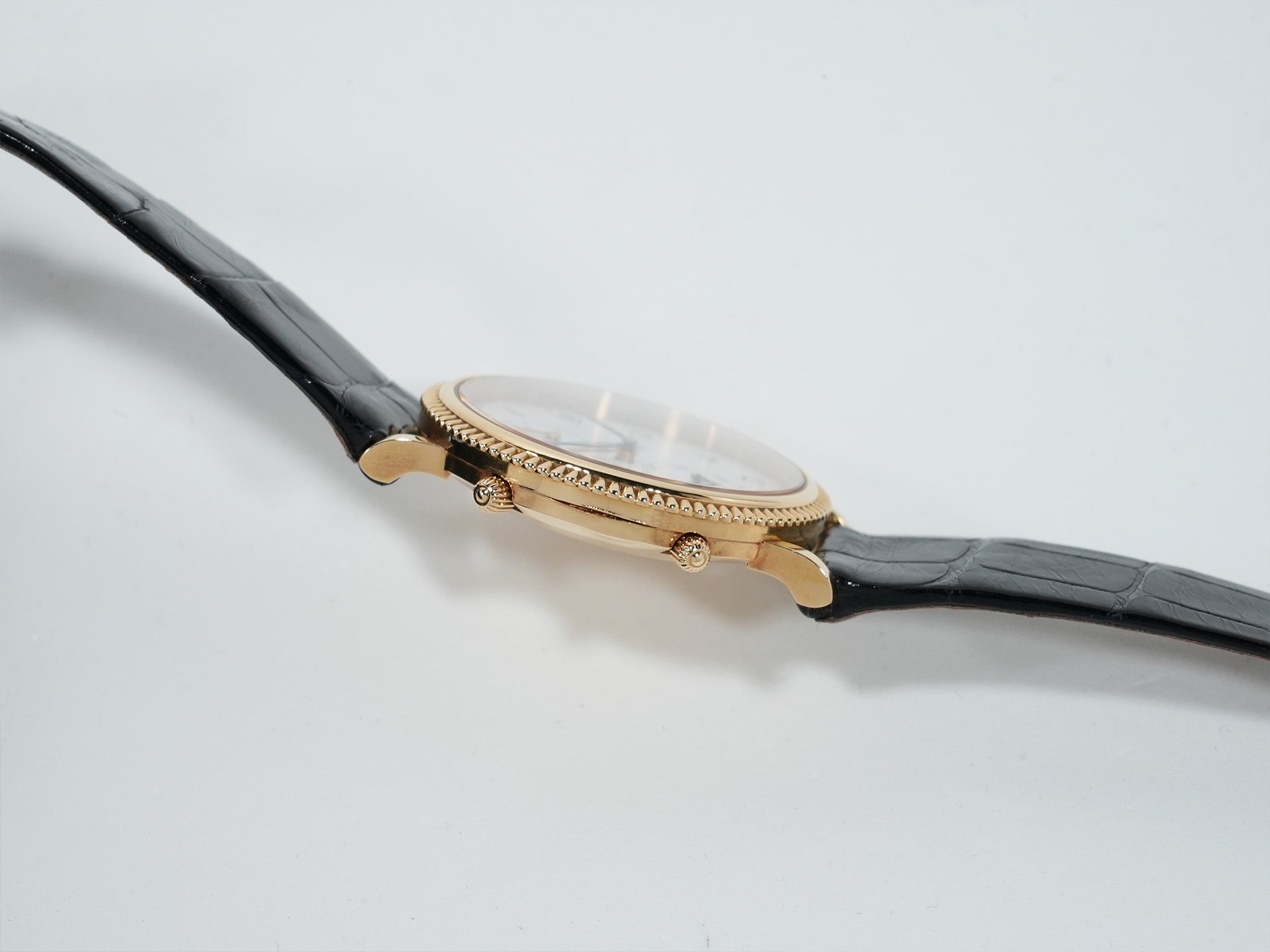 パテックフィリップ カラトラバ トラベルタイム Ref.5034J イエローゴールド ホワイト文字盤 中古 7vdedfmz