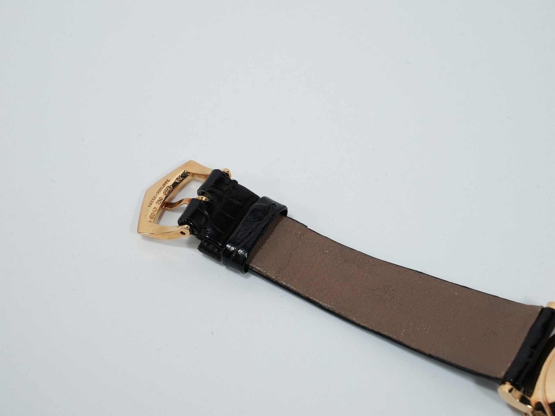 パテックフィリップ カラトラバ トラベルタイム Ref.5034J イエローゴールド ホワイト文字盤 中古 7vdedfmz