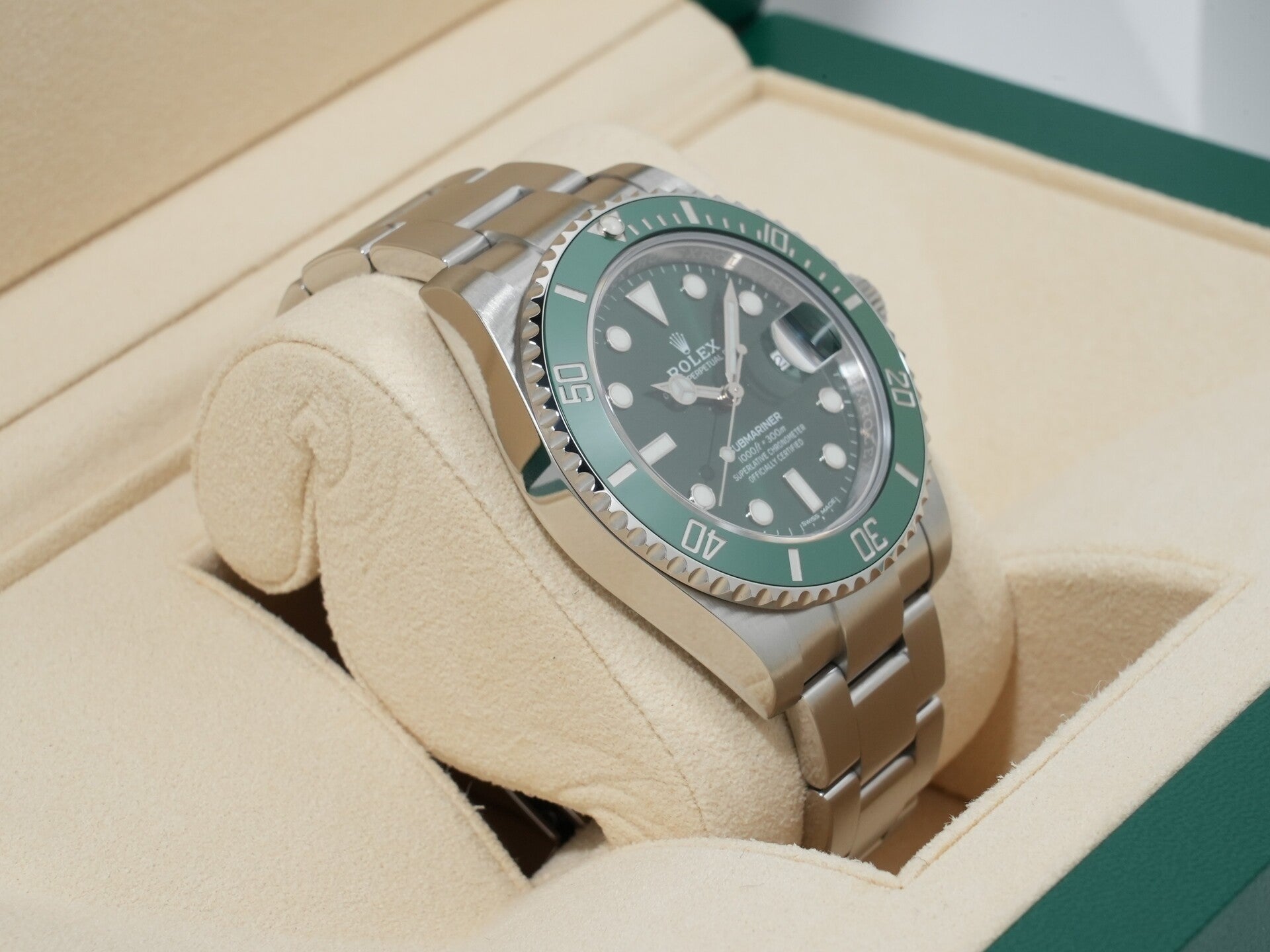ロレックス サブマリーナー デイト Ref.116610LV ステンレススチール グリーン文字盤 美品 8cr2ghfs
